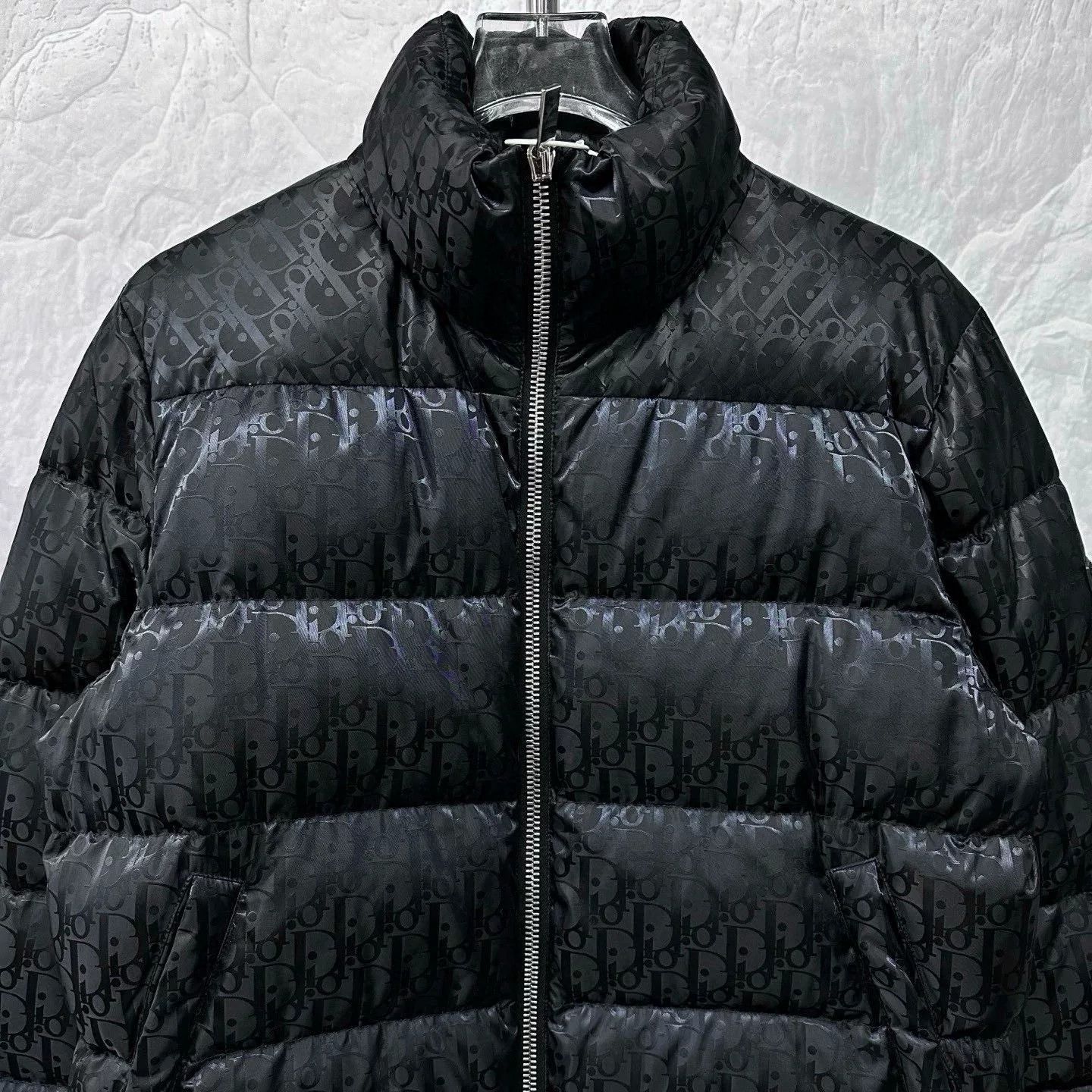 Dior Dior Stand Collar Logo Puffer Jacket Size US XL / EU 56 / 4 - 2 Thumbnail