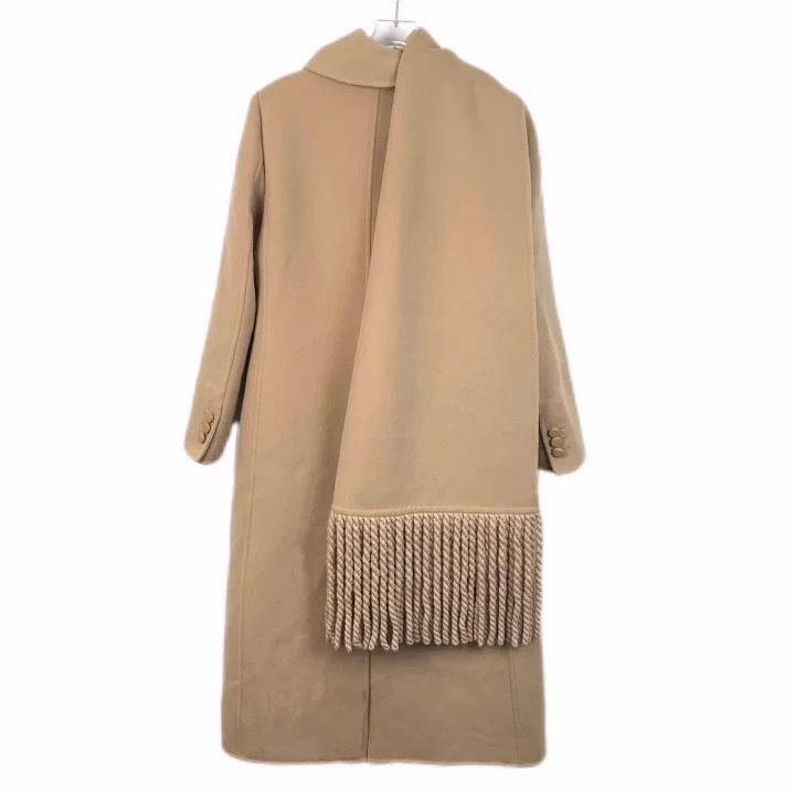 Fendi Fendi Brown Wool Double-Breasted Coat Size US S / EU 44-46 / 1 - 2 Thumbnail