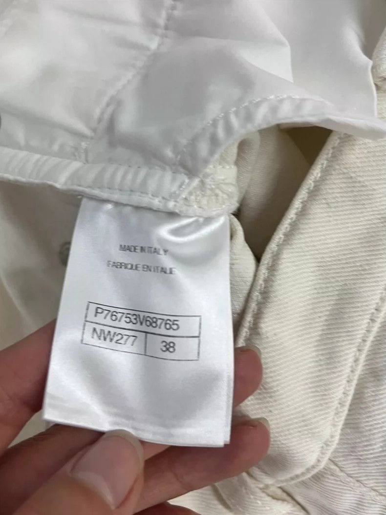 Chanel Chanel 24P White Cutout Jeans Size US 38 / EU 54 - 5 Thumbnail
