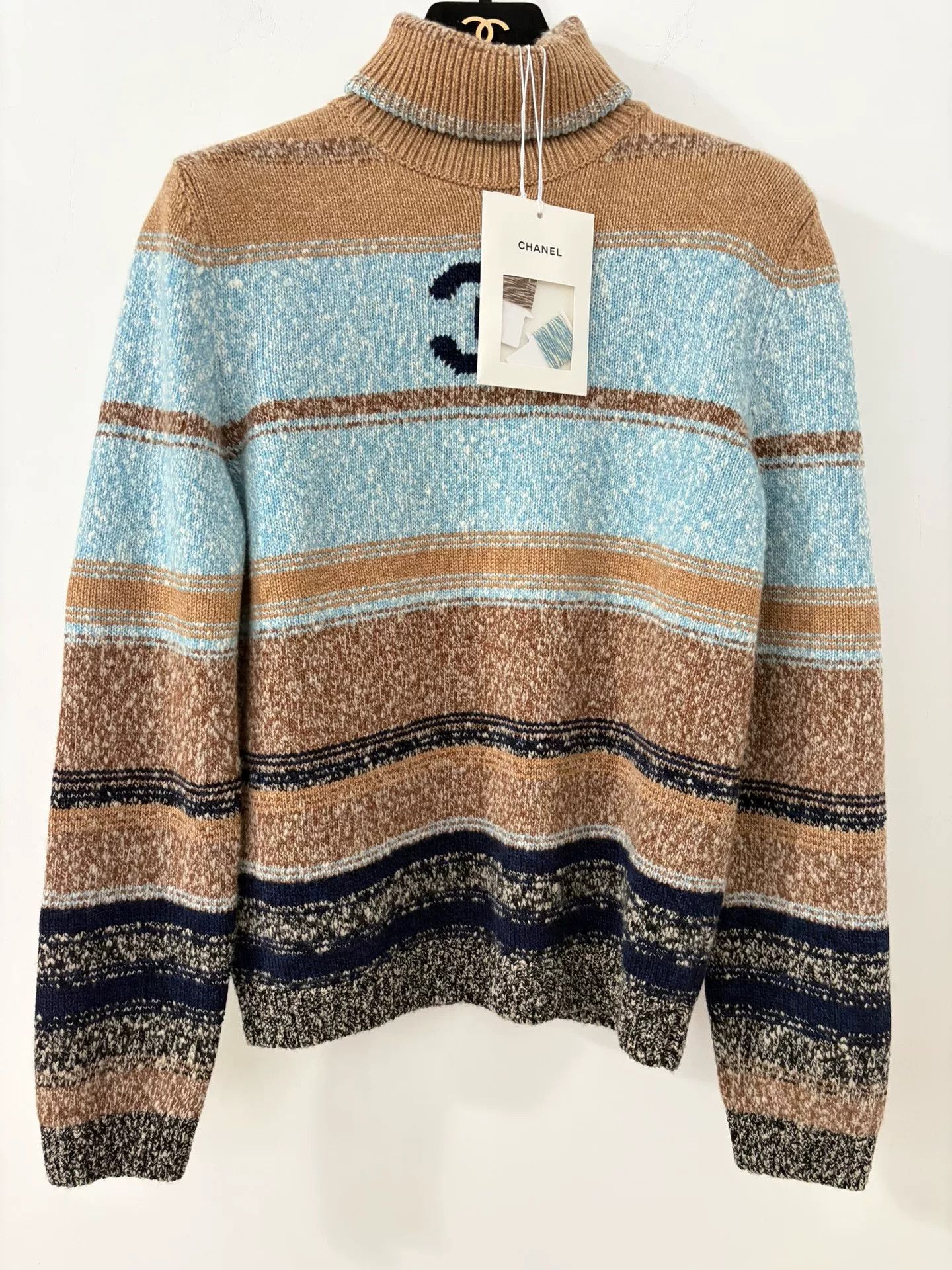 Chanel Chanel 24N Ski Card Striped Sweater Size US XS / EU 42 / 0 - 2 Thumbnail