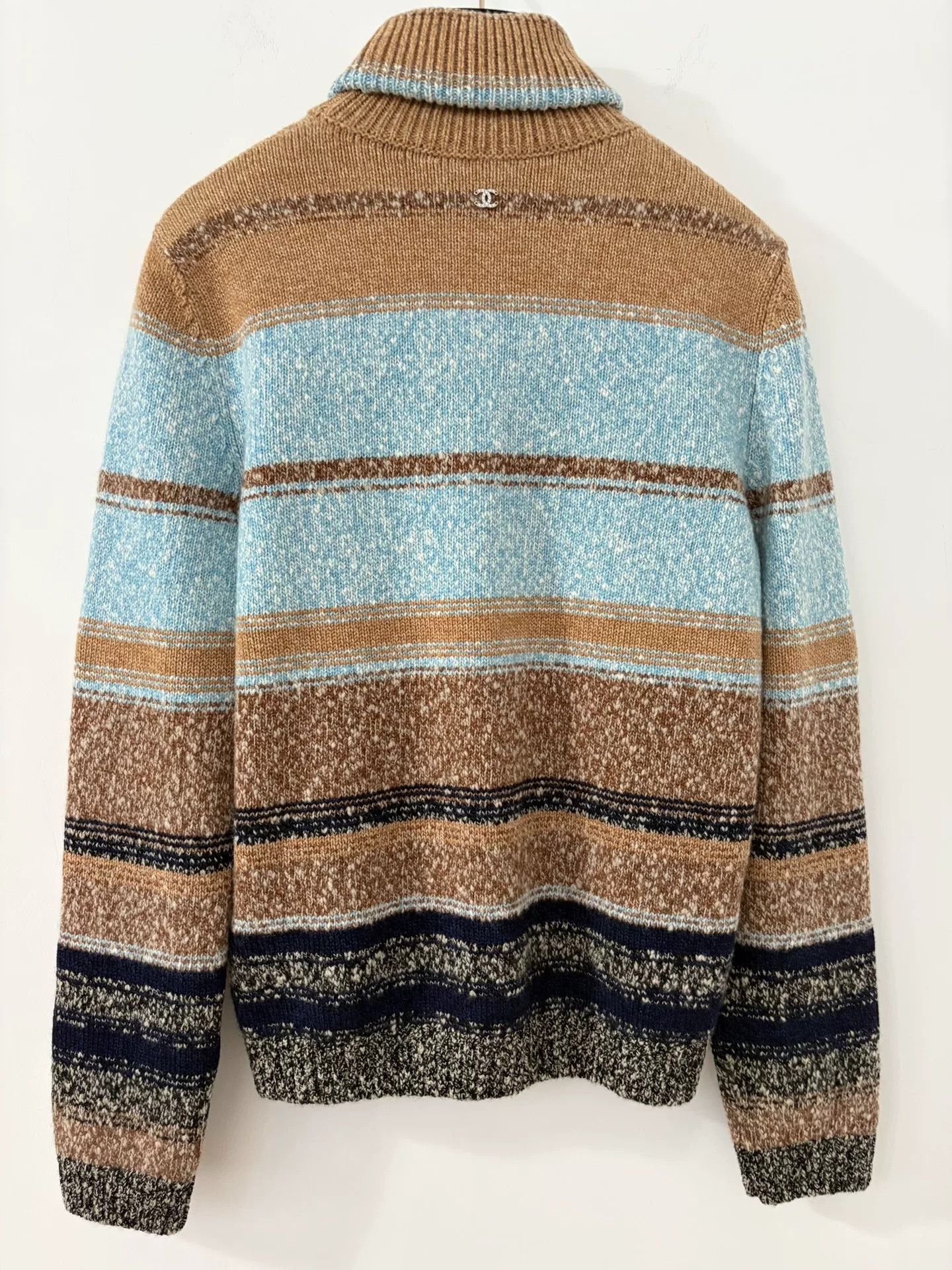 Chanel Chanel 24N Ski Card Striped Sweater Size US XS / EU 42 / 0 - 3 Thumbnail