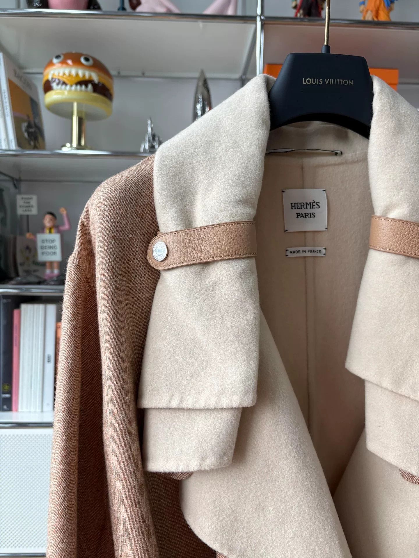 Hermes Hermès Double-Sided Cashmere Silk Coat Size US S / EU 44-46 / 1 - 5 Thumbnail