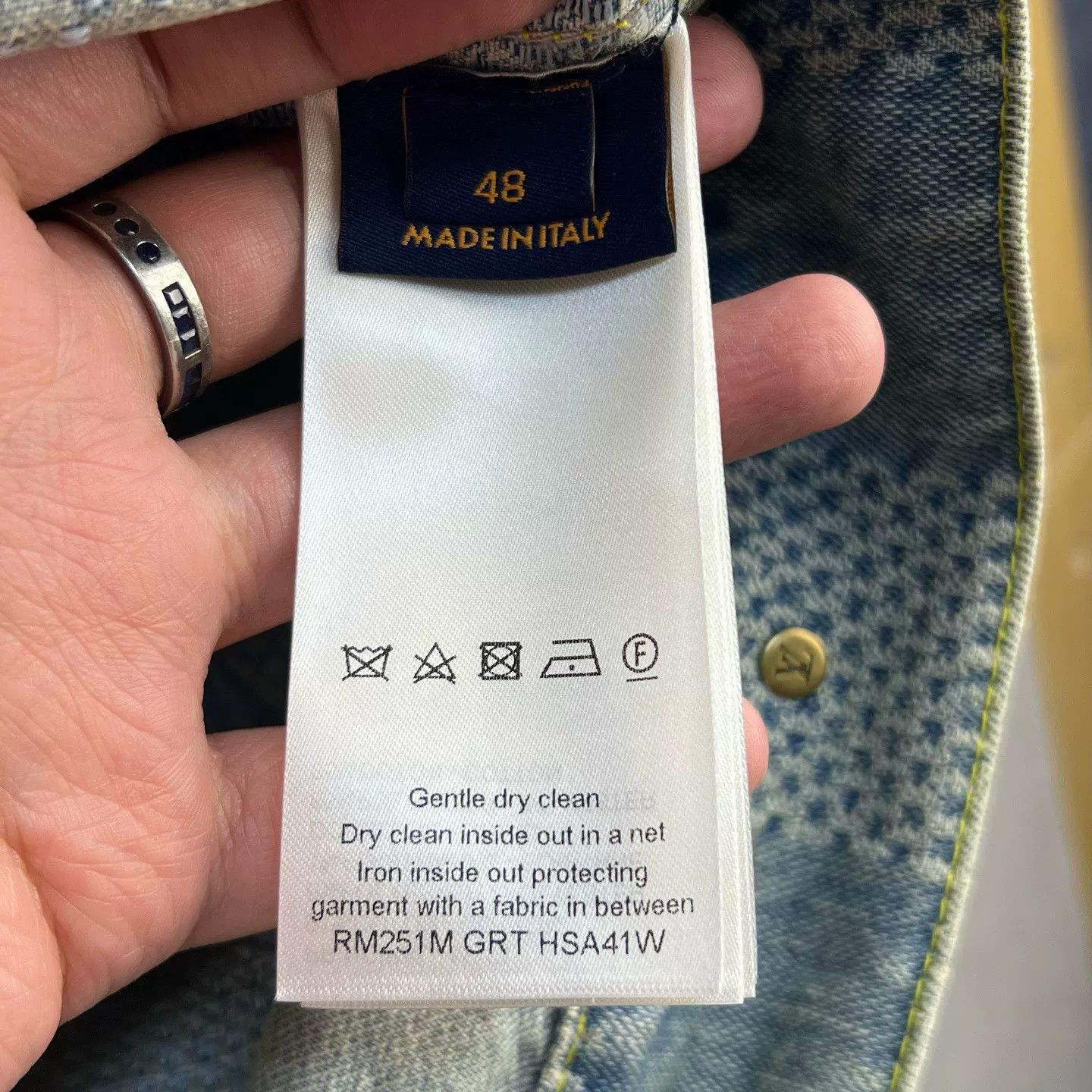 Louis Vuitton Louis Vuitton Checkerboard Denim Jacket Size US M / EU 48-50 / 2 - 5 Thumbnail