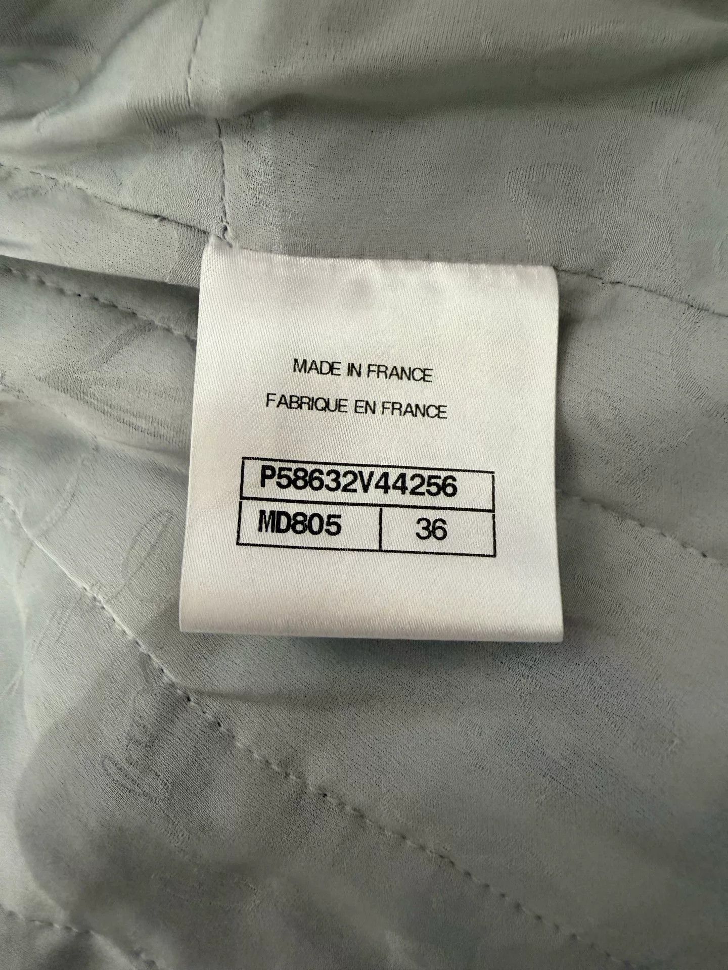 Chanel Chanel Blue White Tweed Jacket Size US S / EU 44-46 / 1 - 4 Thumbnail