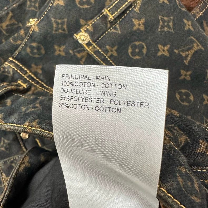 Louis Vuitton Louis Vuitton Monogram Denim Jeans 34 Size US 34 / EU 50 - 5 Thumbnail