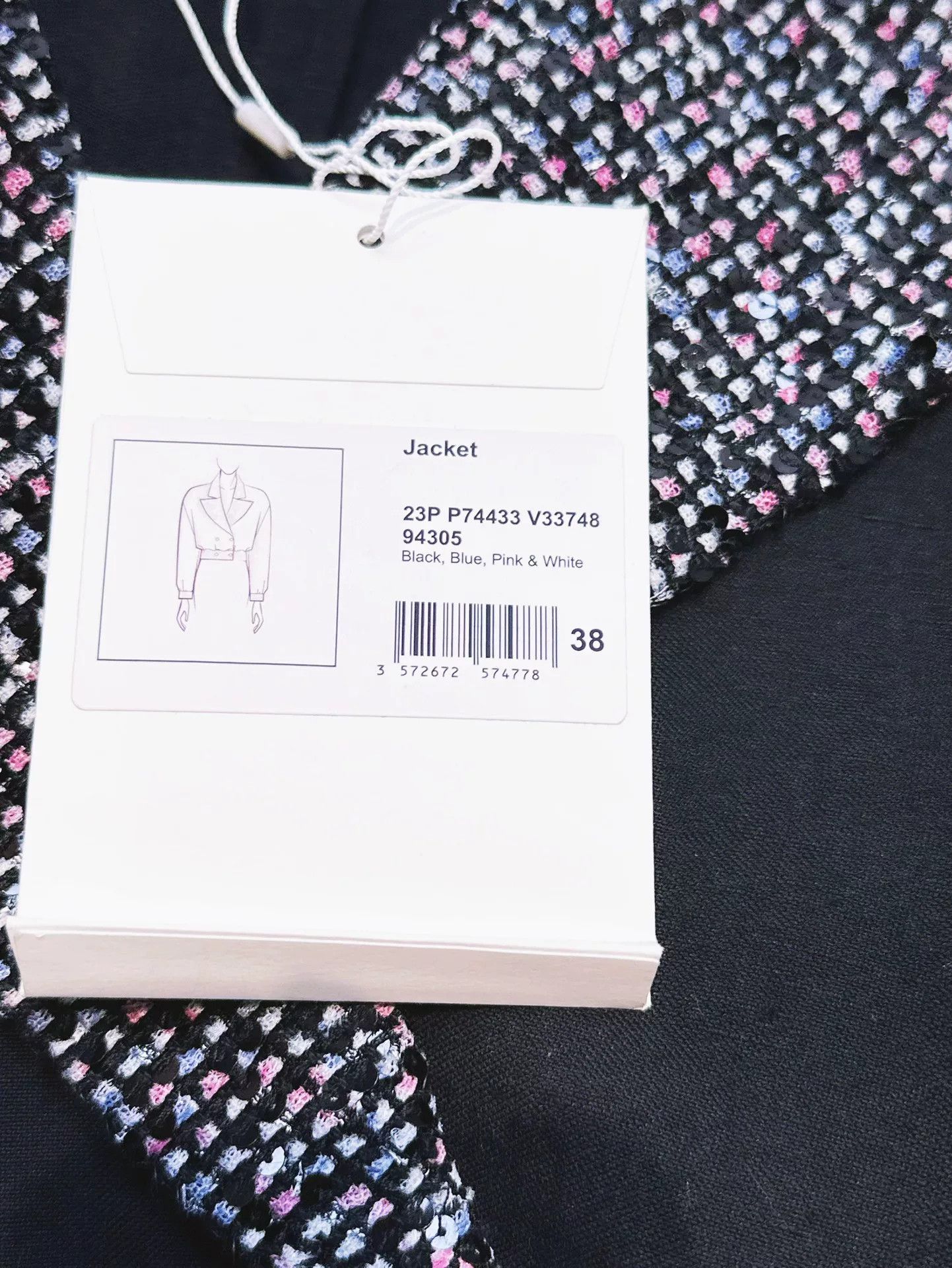 Chanel Chanel 23P Mixed Color Knit Collar Jacket Size US M / EU 48-50 / 2 - 6 Thumbnail