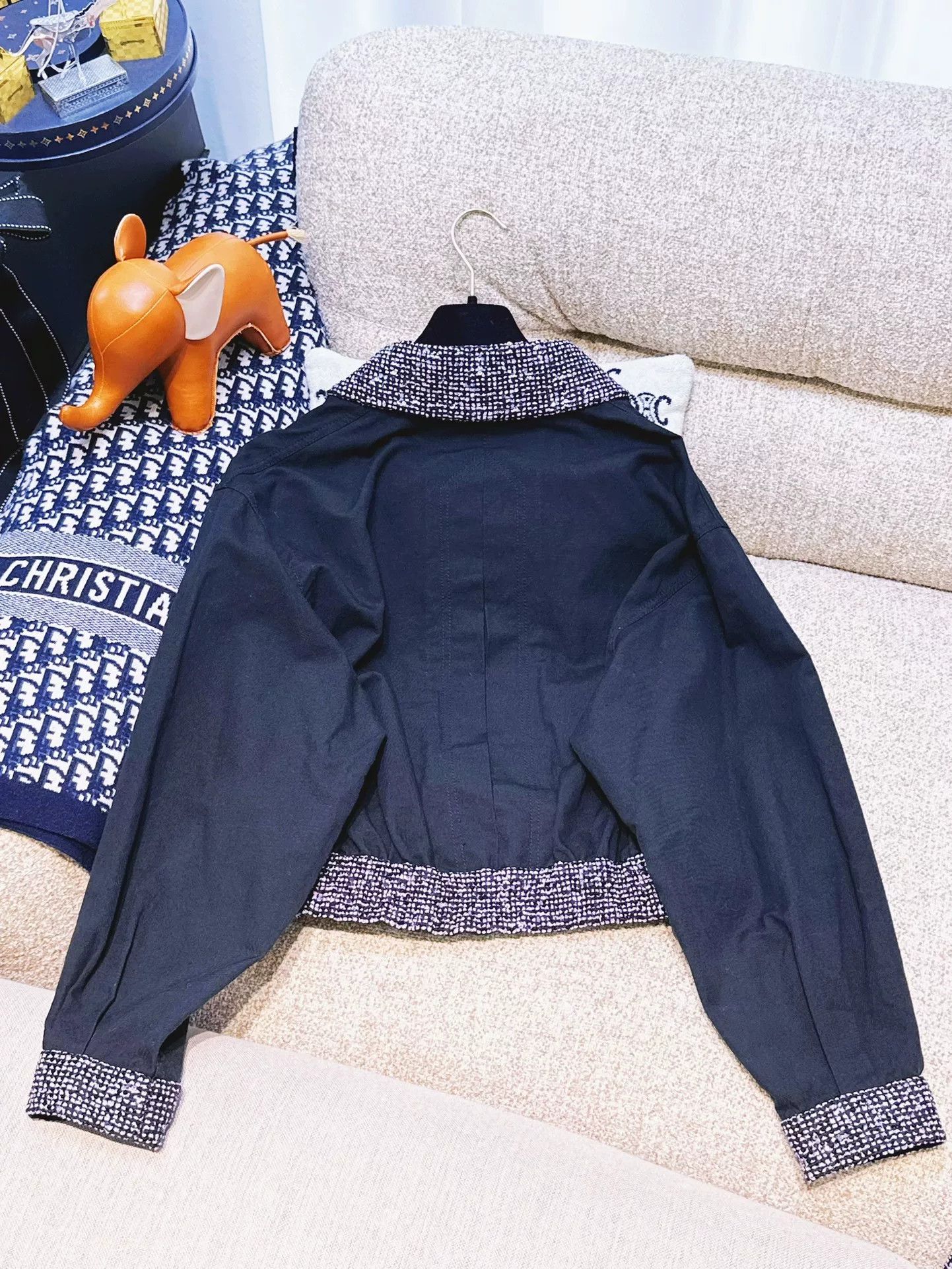 Chanel Chanel 23P Mixed Color Knit Collar Jacket Size US M / EU 48-50 / 2 - 3 Thumbnail