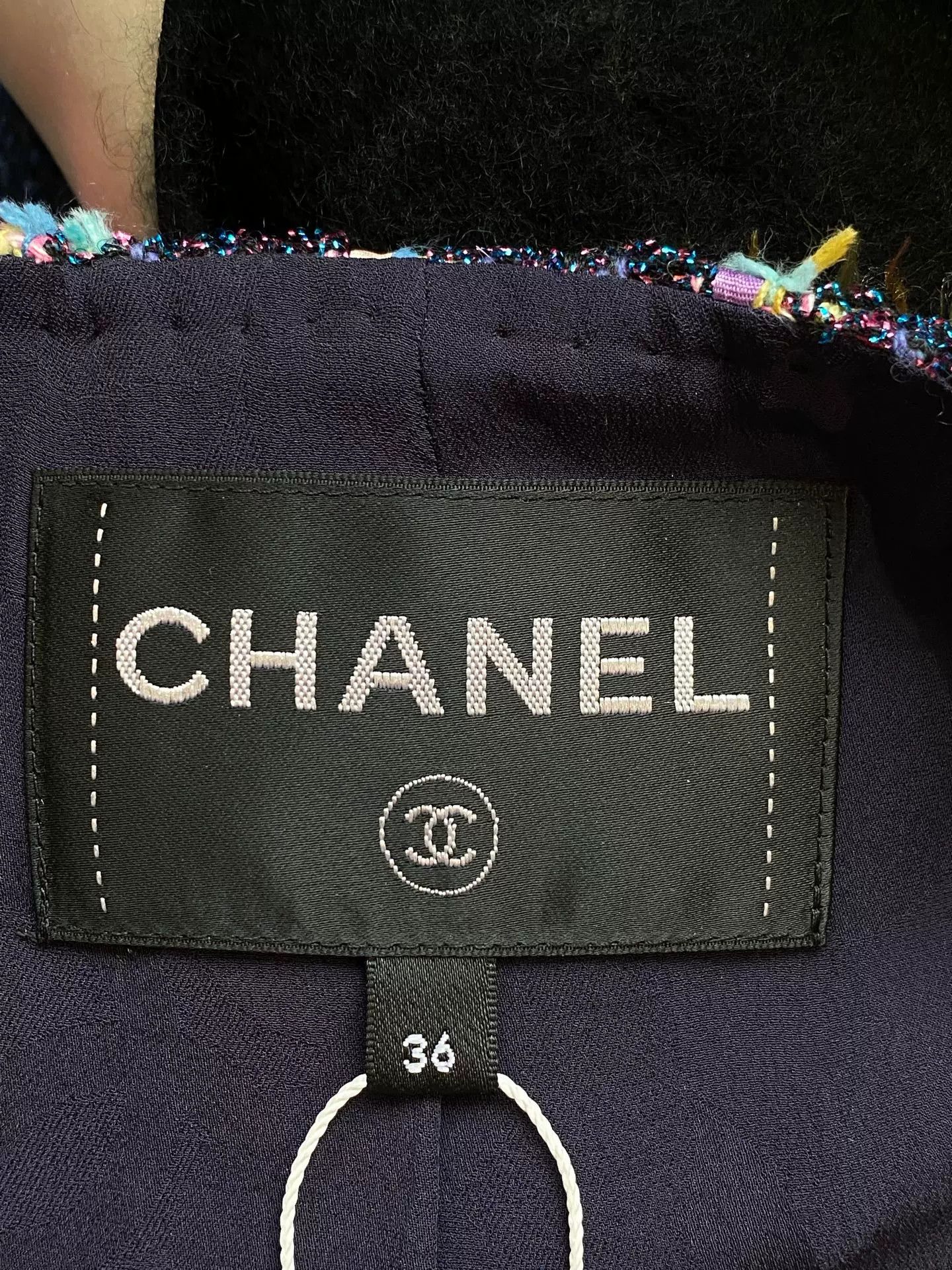 Chanel Chanel 2022 Houndstooth Jacket FR36 Size US XS / EU 42 / 0 - 3 Thumbnail