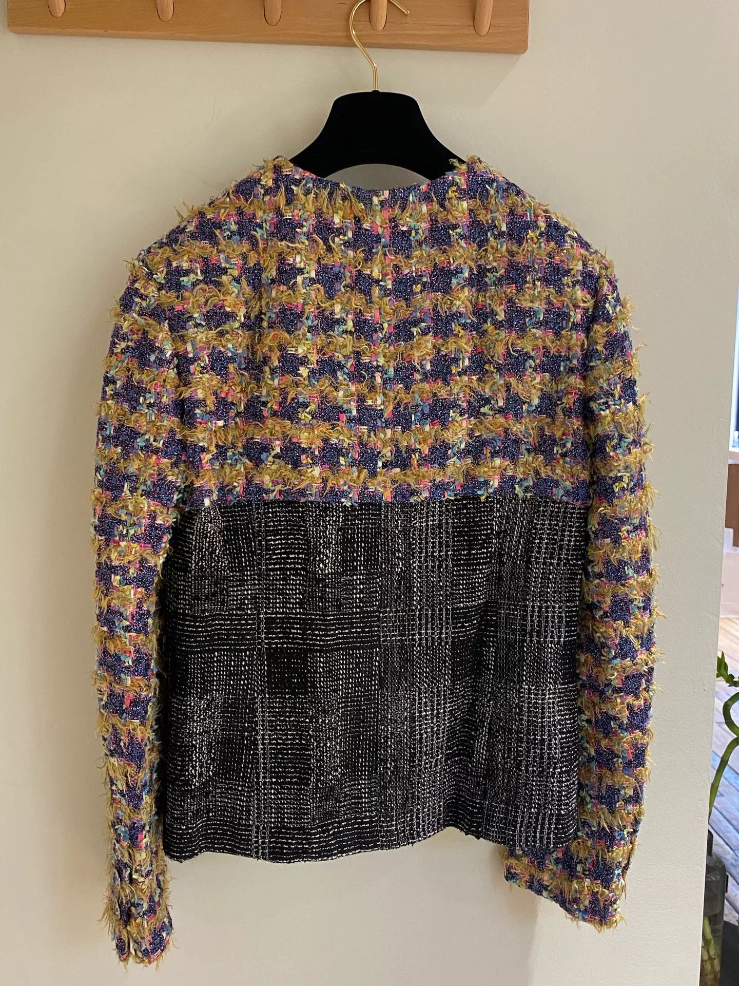 Chanel Chanel 2022 Houndstooth Jacket FR36 Size US XS / EU 42 / 0 - 2 Thumbnail
