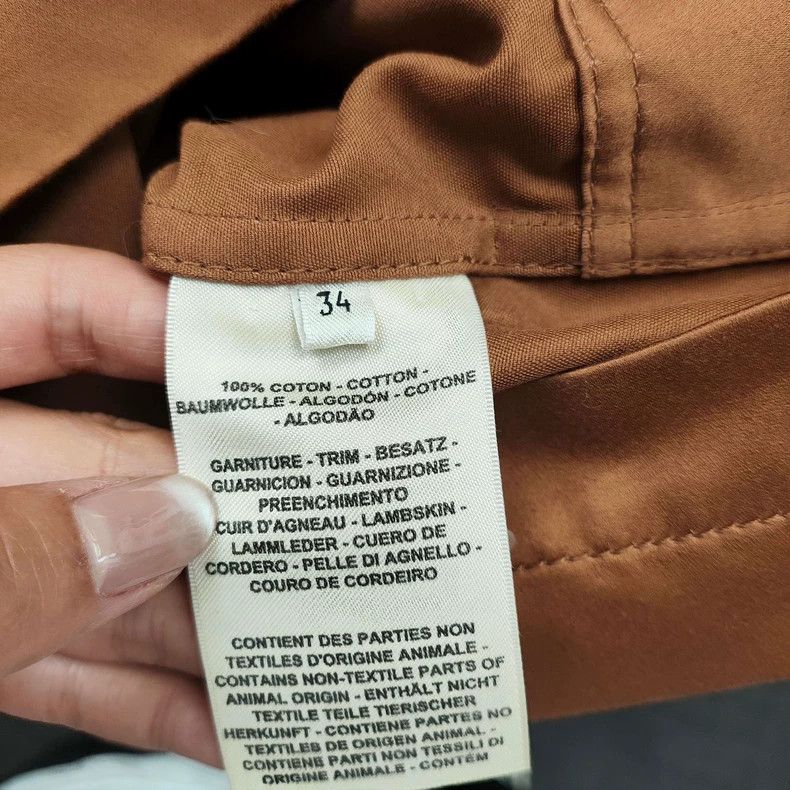 Hermes Hermes 2022 Leather Cotton Coat Size US XS / EU 42 / 0 - 5 Thumbnail