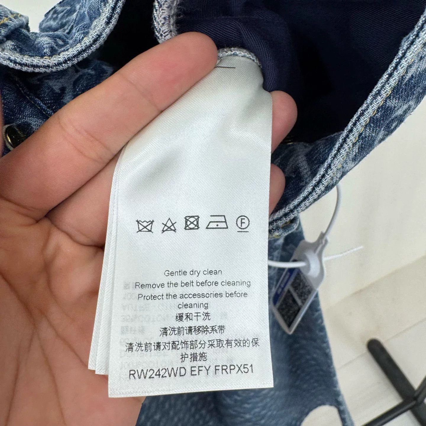 Louis Vuitton Louis Vuitton Blue Monogram Jeans Size US 38 / EU 54 - 4 Thumbnail