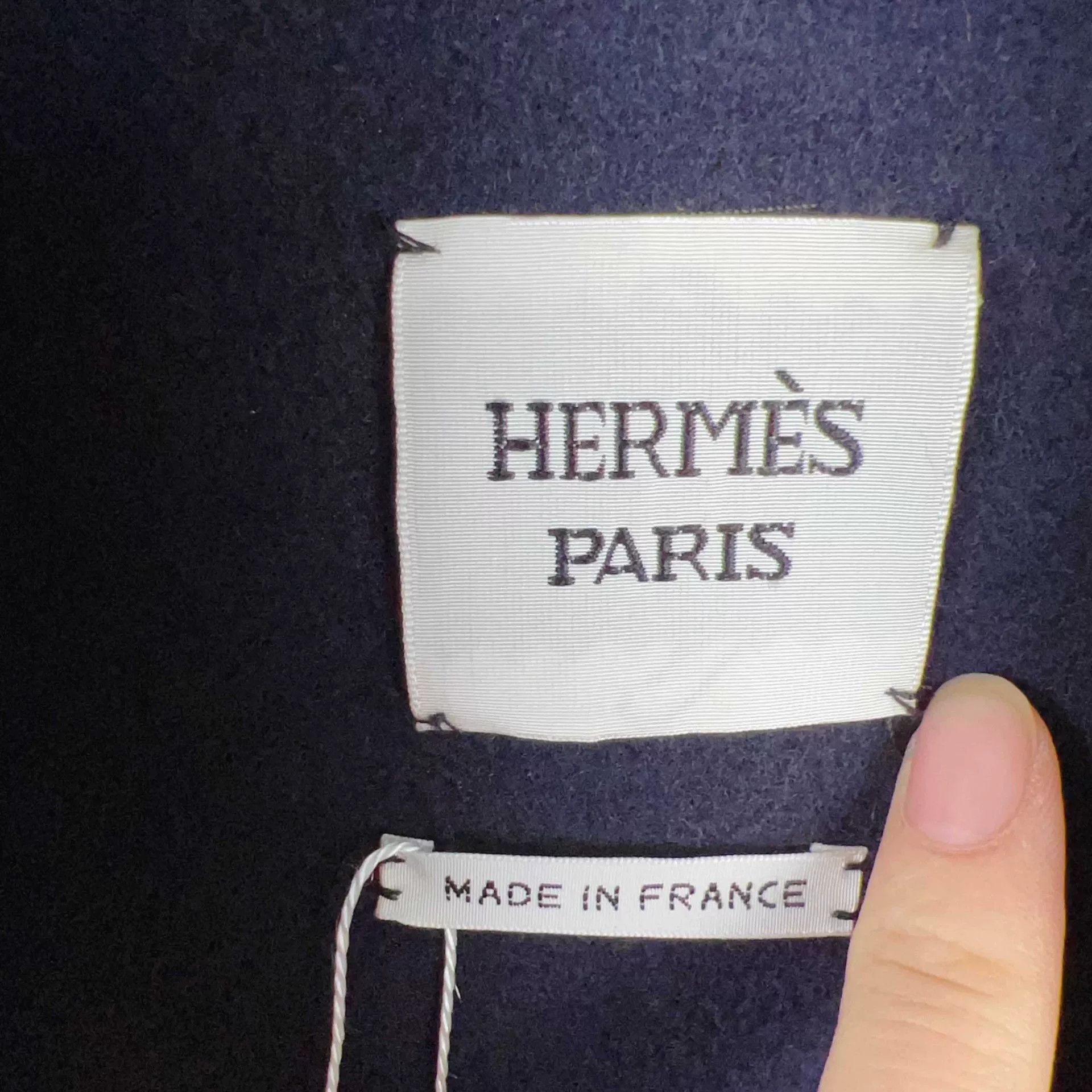 Hermes Hermes Blue Woolen Coat Size 34 Size US XXS / EU 40 - 3 Thumbnail