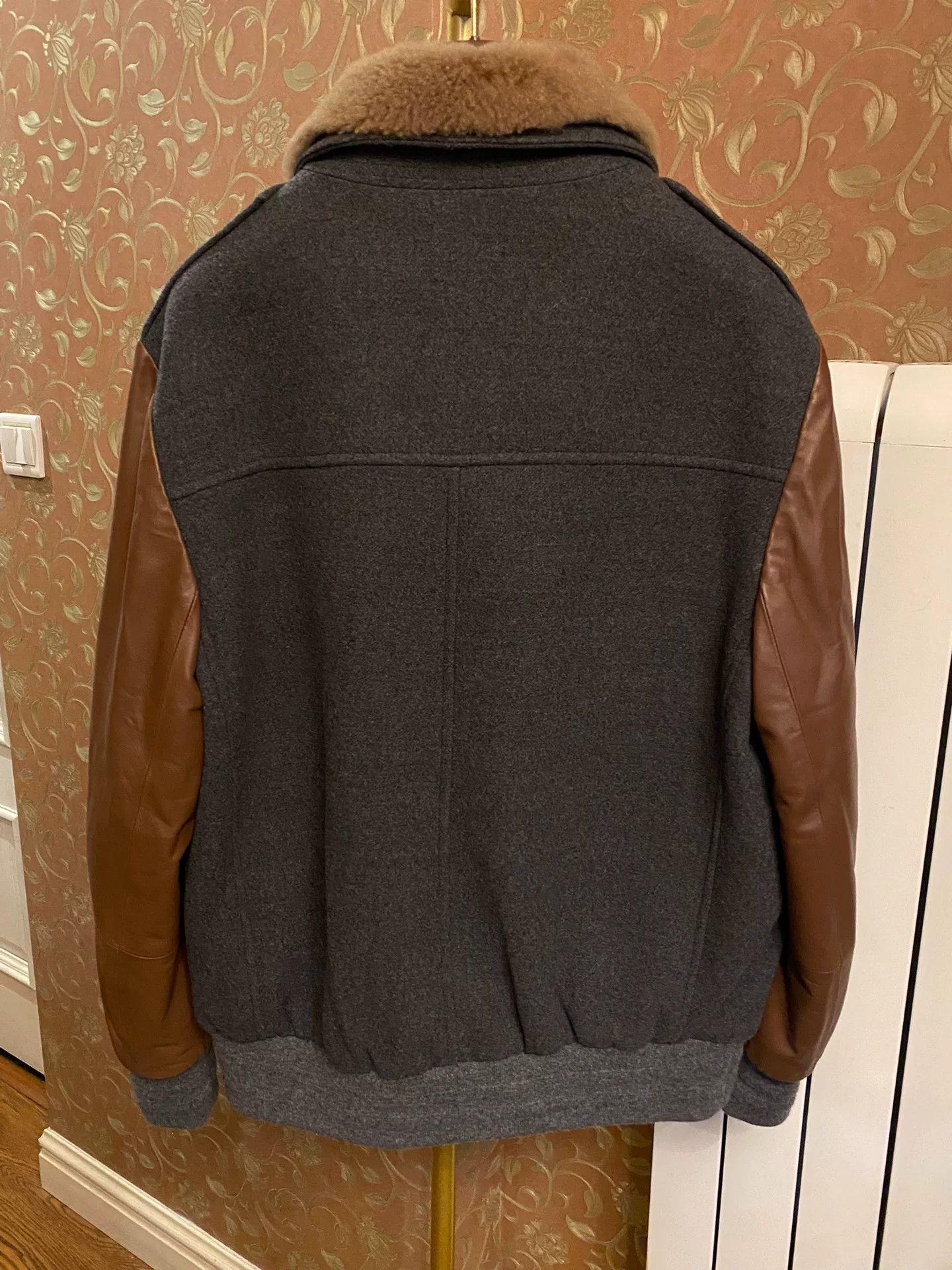 Brunello Cucinelli Brunello Cucinelli Shearling Collar Bomber Jacket Size US M / EU 48-50 / 2 - 3 Thumbnail