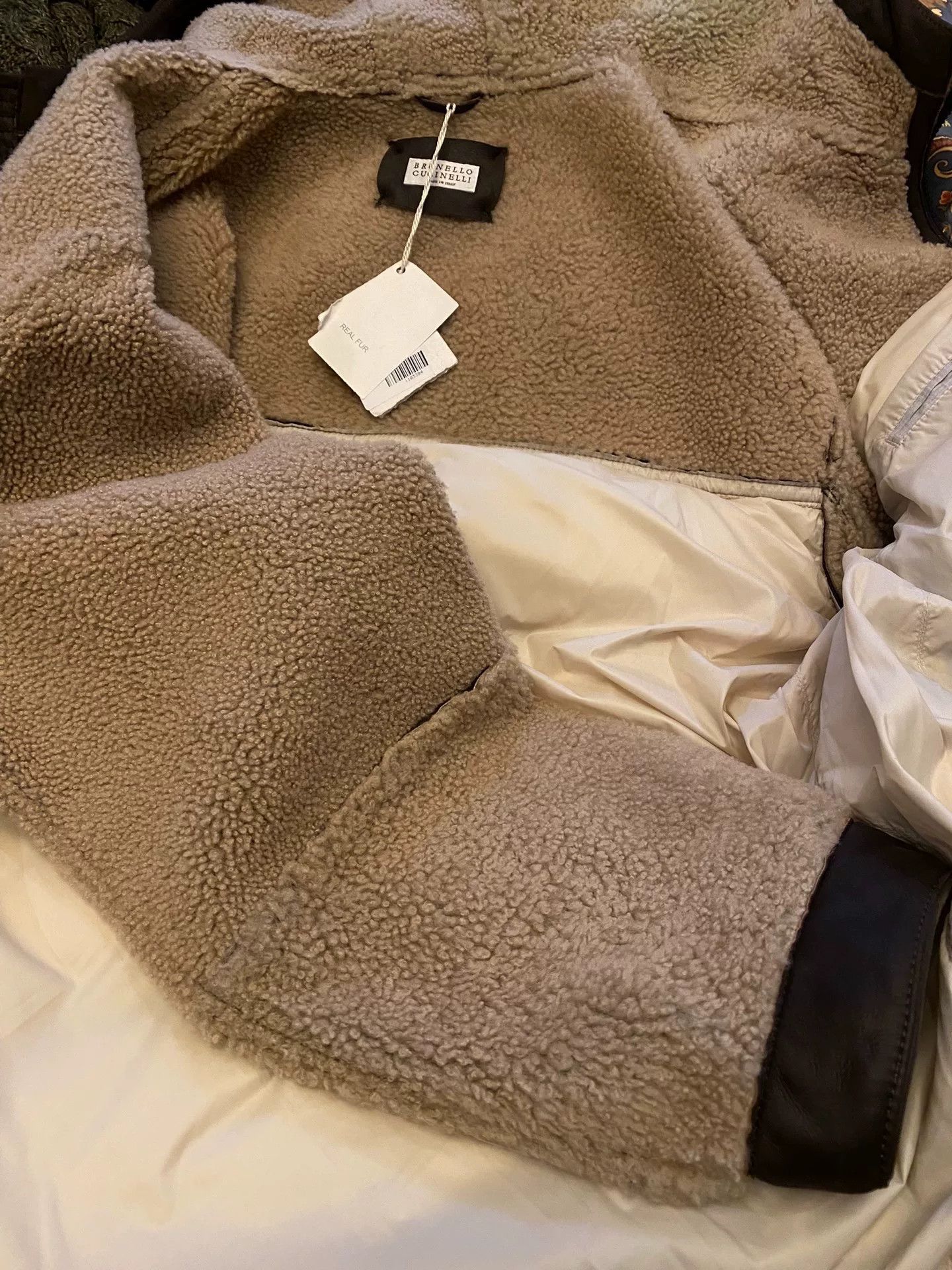Brunello Cucinelli Brunello Cucinelli Shearling Down Jacket Size US M / EU 48-50 / 2 - 6 Thumbnail