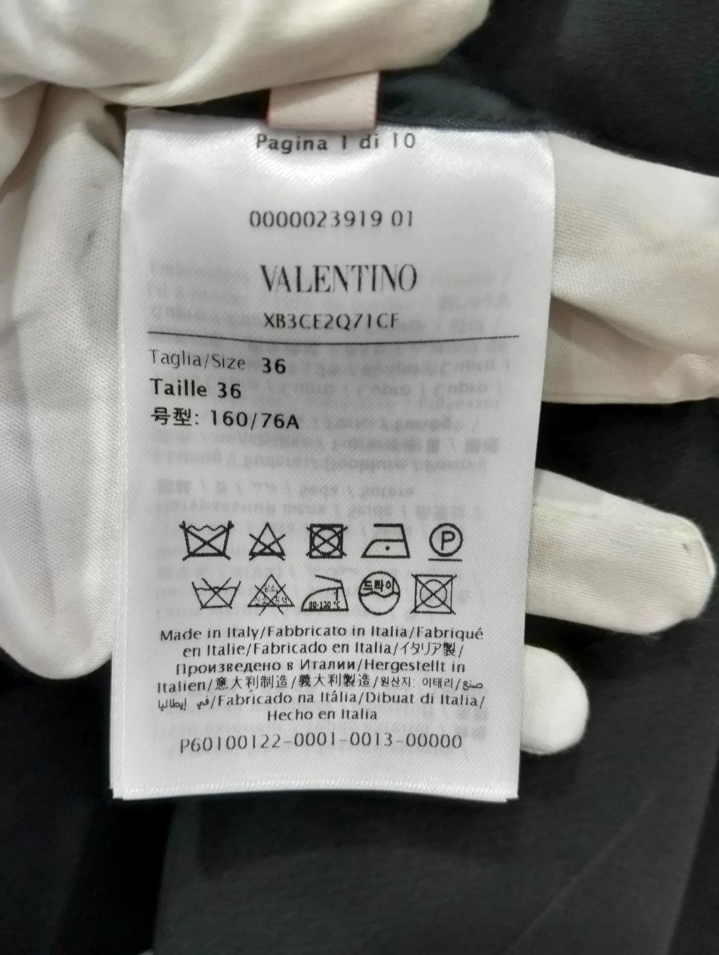 Valentino Valentino Black Embroidered Coat Size 36 Size US XS / EU 42 / 0 - 5 Thumbnail