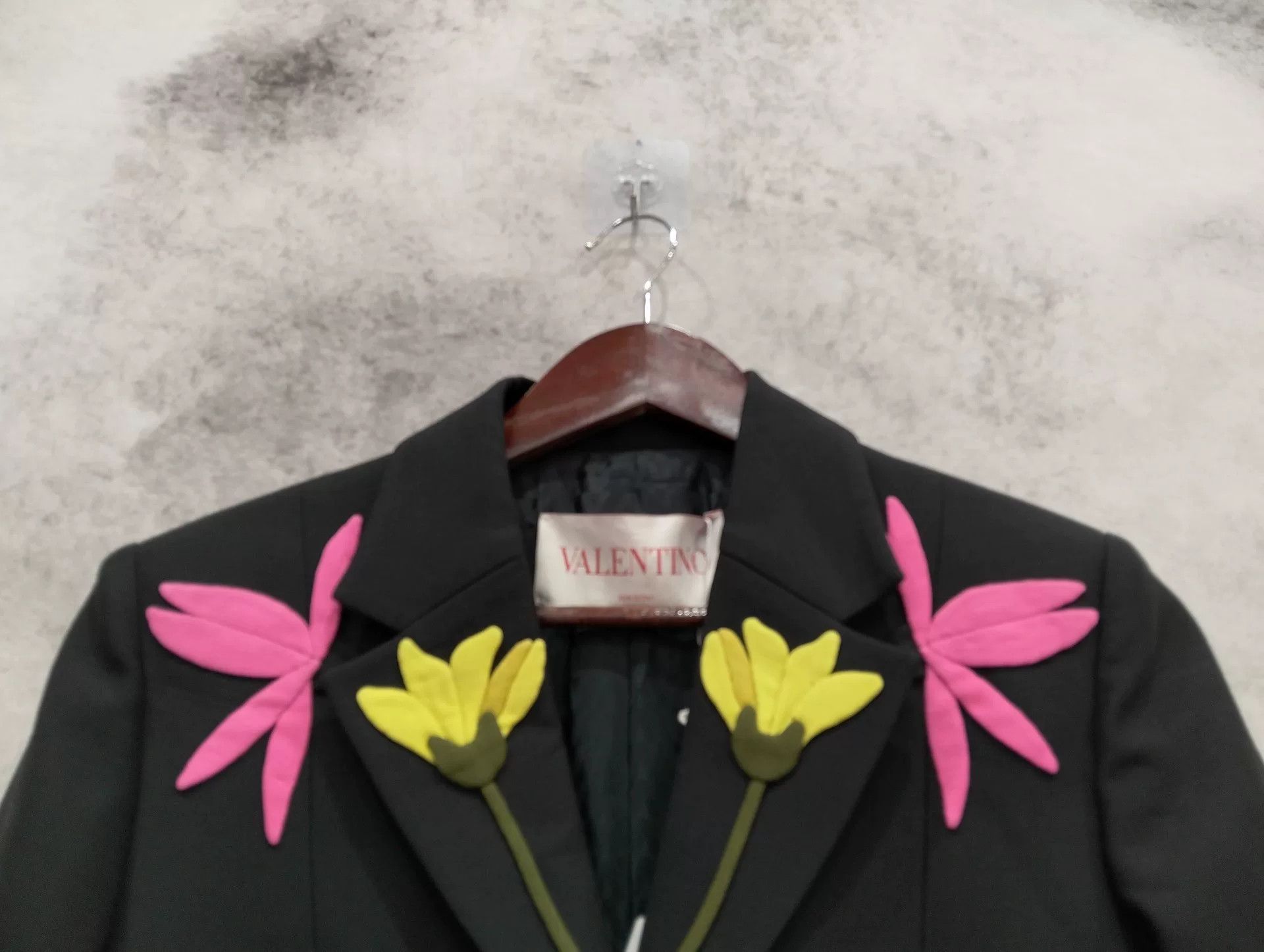 Valentino Valentino Black Embroidered Coat Size 36 Size US XS / EU 42 / 0 - 7 Thumbnail