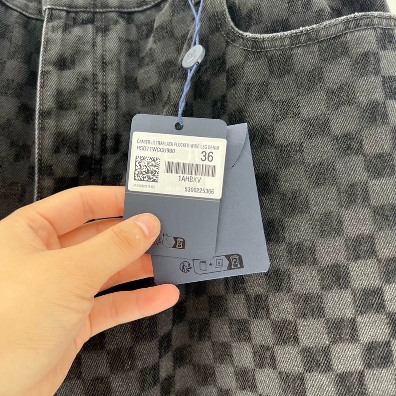 Louis Vuitton Louis Vuitton SS25 Damier Flocked Jeans Size US 36 / EU 52 - 3 Thumbnail