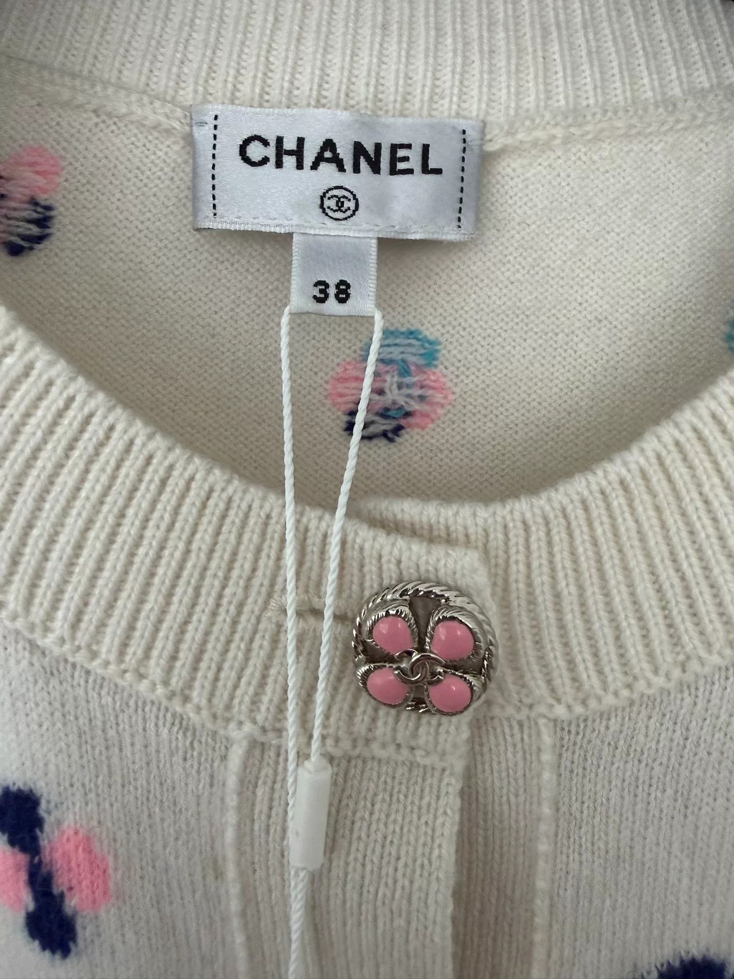 Chanel Chanel 24P Clover Cashmere Cardigan Size US S / EU 44-46 / 1 - 4 Thumbnail