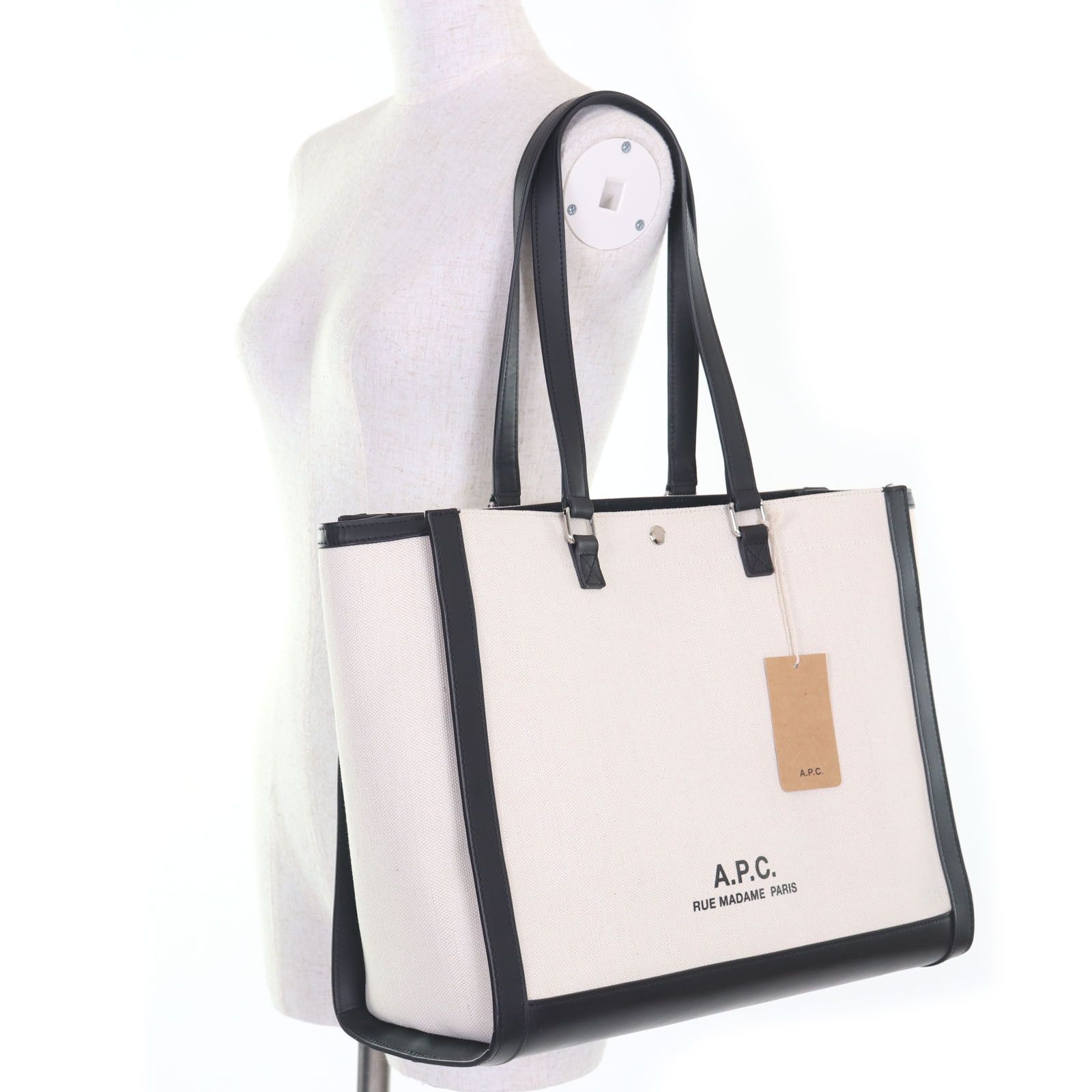 Other A.P.C A.P.C. COEYO Cotton Tote Bag Cotton Tote Bag M61802 DUTY FREE for USA Size ONE SIZE - 4 Thumbnail