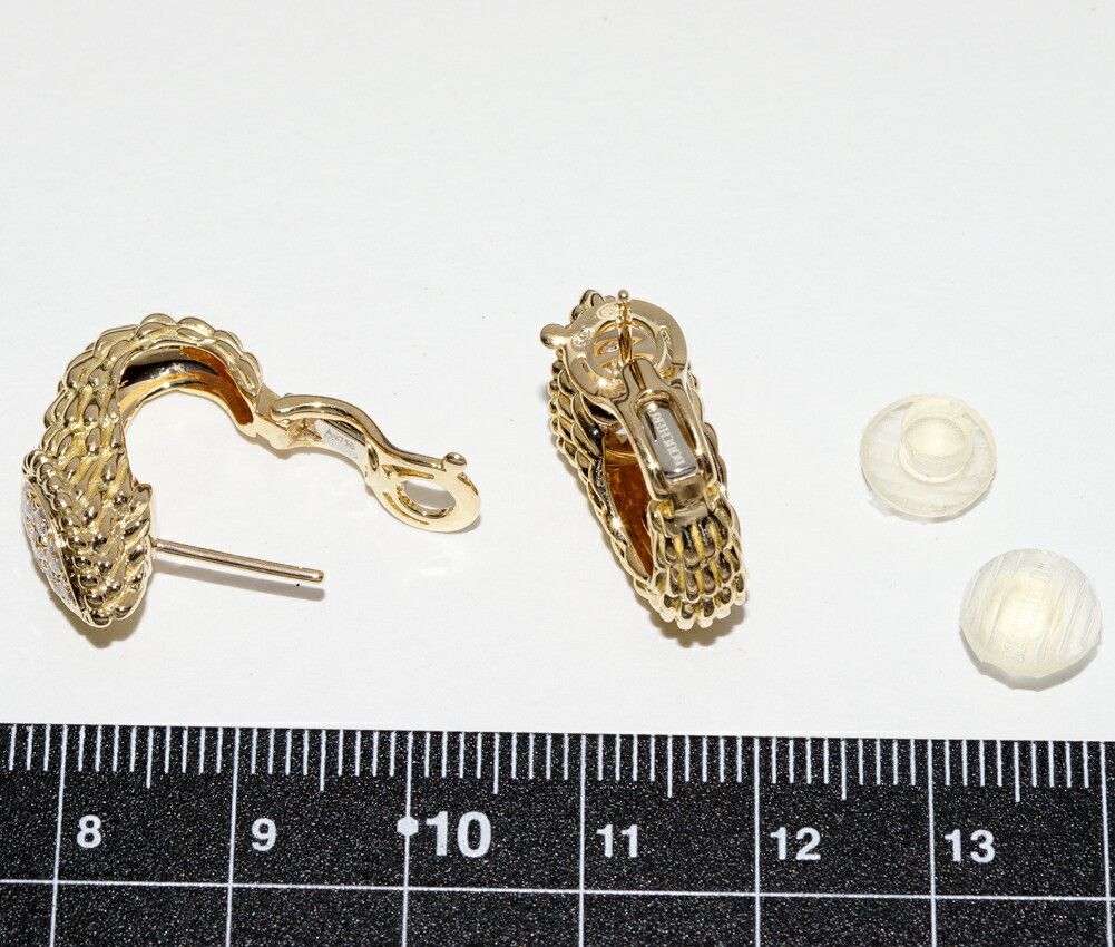 Other Boucheron Boucheron Serpent Bohème Au750 Diamond Earrings Crocodile skin Earrings DUTY FREE for USA Size ONE SIZE - 4 Thumbnail