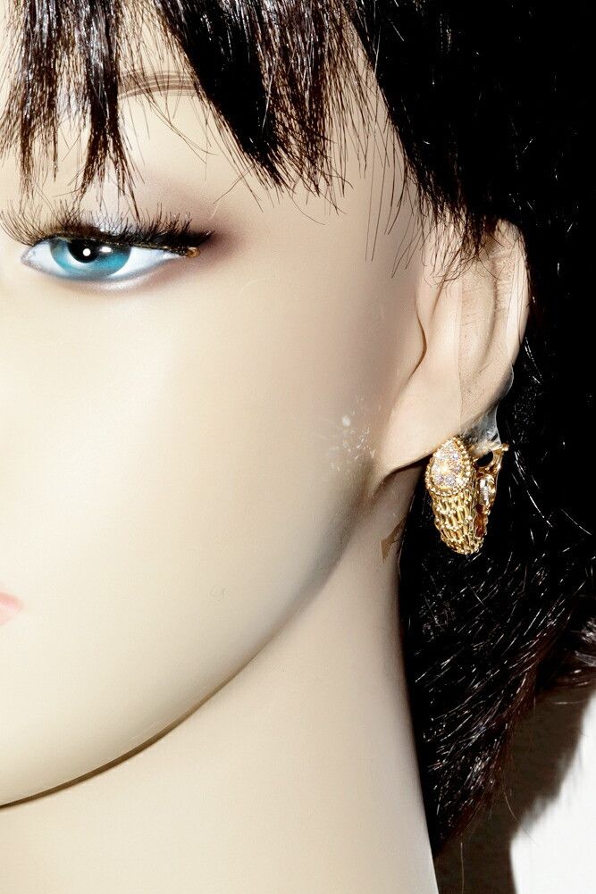 Other Boucheron Boucheron Serpent Bohème Au750 Diamond Earrings Crocodile skin Earrings DUTY FREE for USA Size ONE SIZE - 2 Thumbnail
