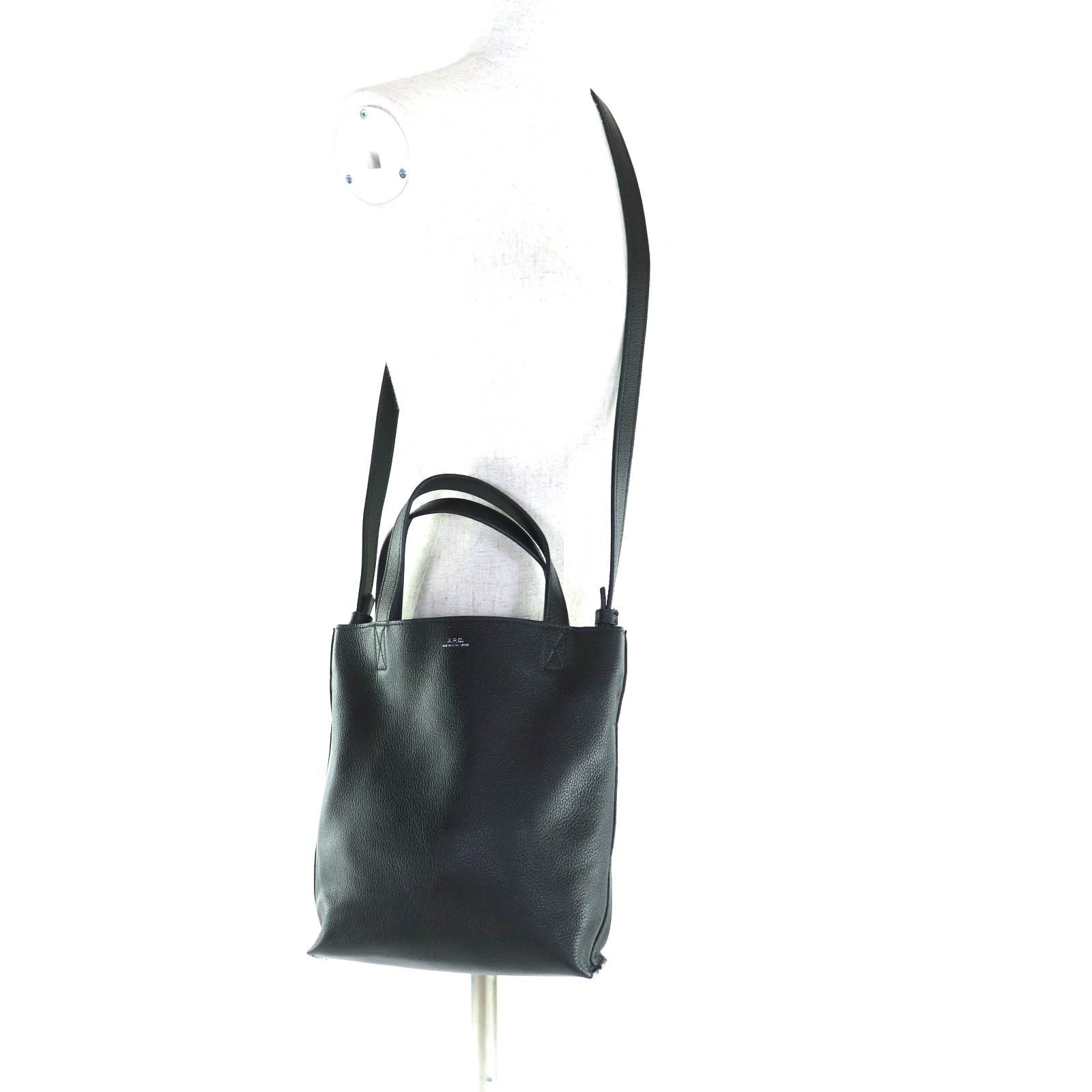 Other A.P.C A.P.C. Black Leather Shoulder Bag Leather Shoulder Bag DUTY FREE for USA Size ONE SIZE - 5 Thumbnail
