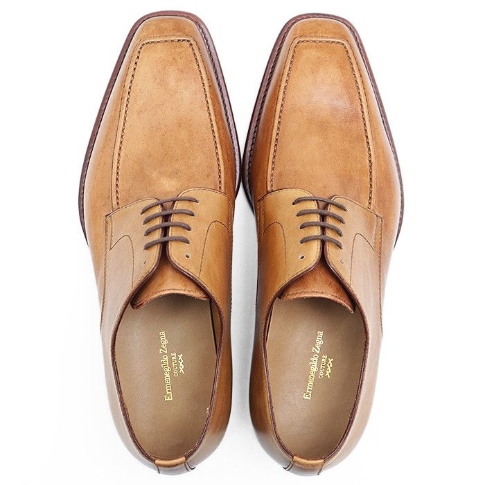 Other Zegna Ermenegildo Zegna Leather Derby Shoes Leather Shoes DUTY FREE for USA Size ONE SIZE - 4 Thumbnail