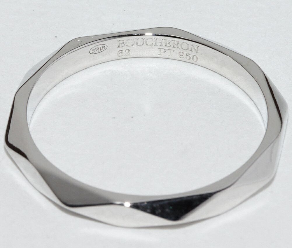 Other Boucheron Boucheron Facette Pt950 Ring Metal Ring JAL00014 DUTY FREE for USA Size ONE SIZE - 4 Thumbnail