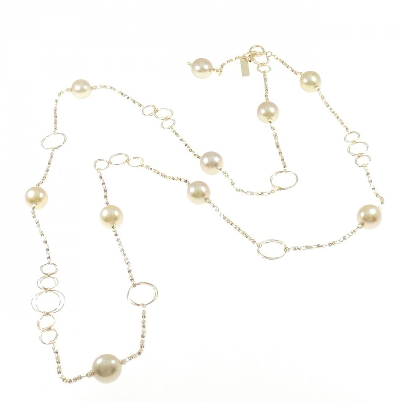 Other Tasaki Tasaki White South Sea Pearl Au750 Necklace Metal Necklace DUTY FREE for USA Size ONE SIZE - 5 Thumbnail