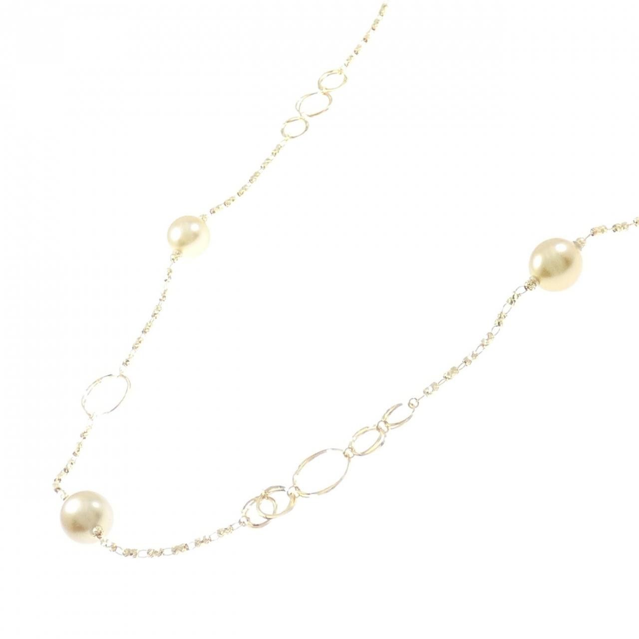Other Tasaki Tasaki White South Sea Pearl Au750 Necklace Metal Necklace DUTY FREE for USA Size ONE SIZE - 2 Thumbnail