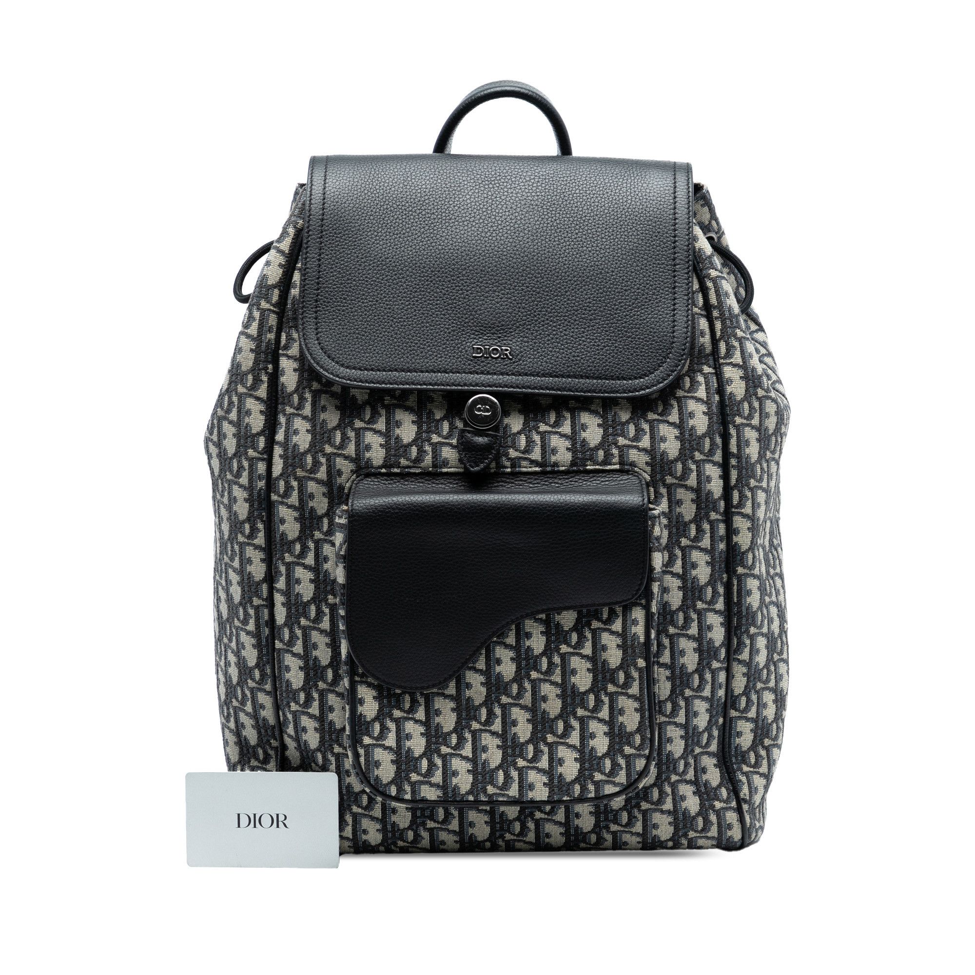 Dior Dior Oblique Canvas Saddle Backpack Size ONE SIZE - 8 Thumbnail