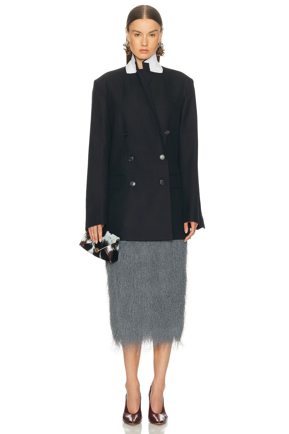 Dries Van Noten Sokna Midi Skirt Size 30" / US 8 / IT 44 - 4 Thumbnail