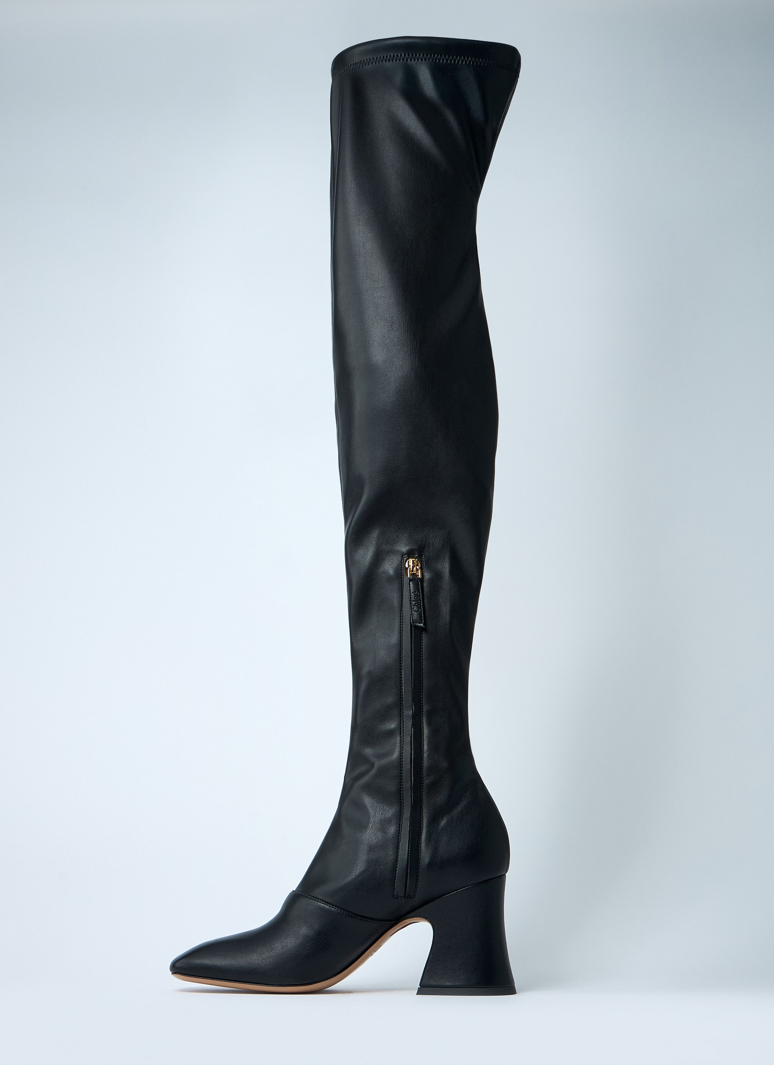 Chloe Janis Leather Boots Size US 6 / IT 36 - 4 Thumbnail