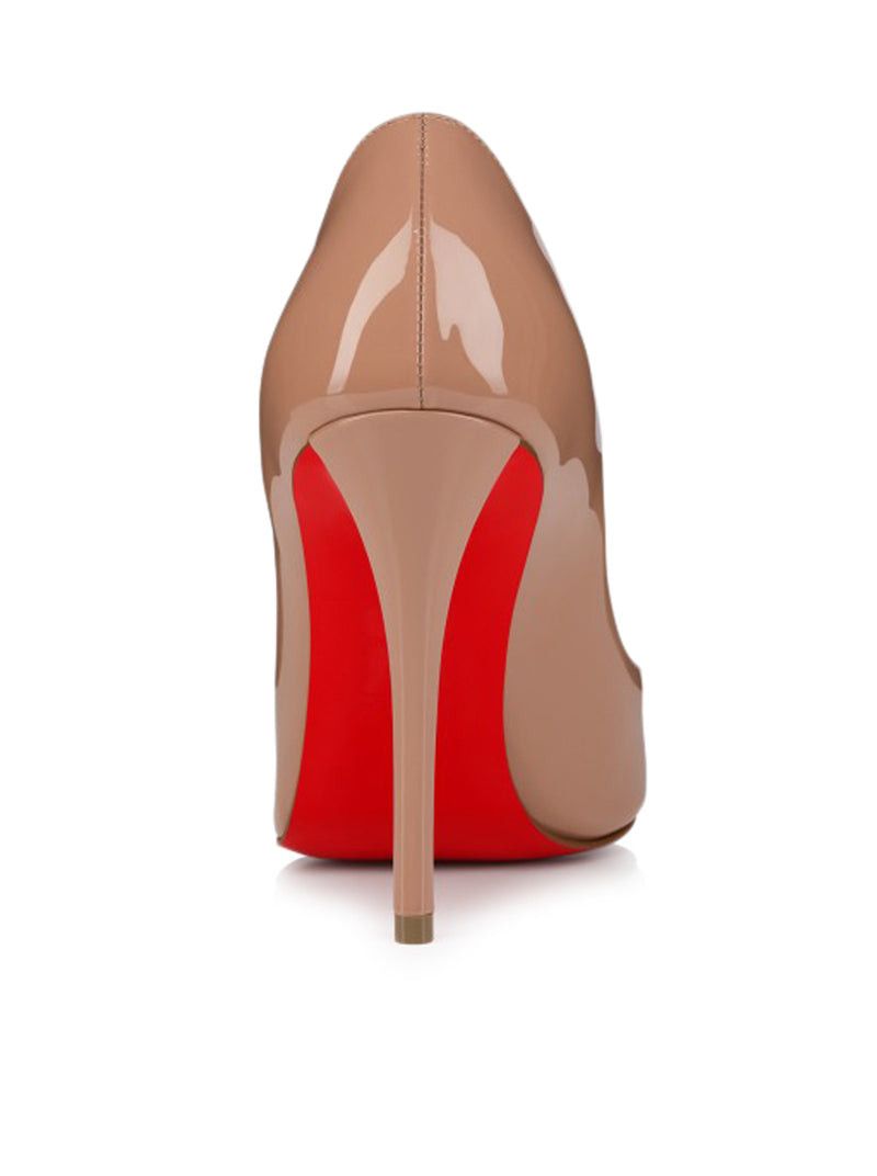 Christian Louboutin MISS Z 100MM PATENT LEATHER PUMPS IN BLUSH Size US 10 / IT 40 - 3 Thumbnail