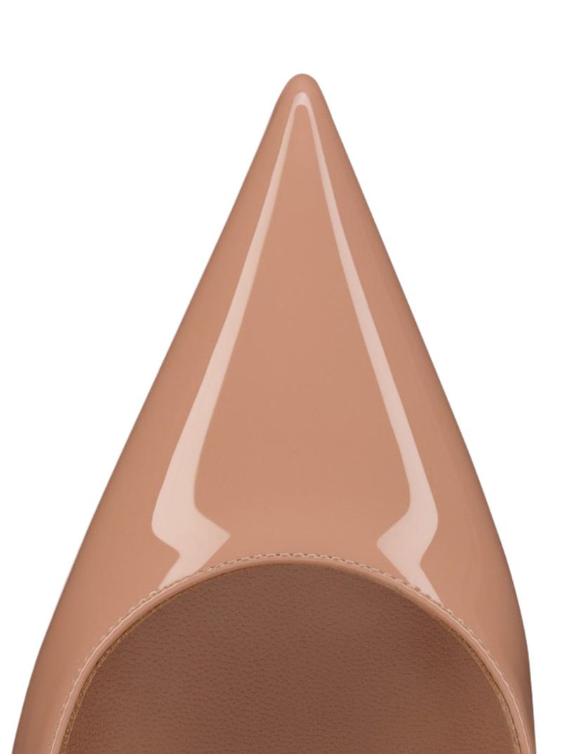 Christian Louboutin MISS Z 100MM PATENT LEATHER PUMPS IN BLUSH Size US 6.5 / IT 36.5 - 4 Thumbnail