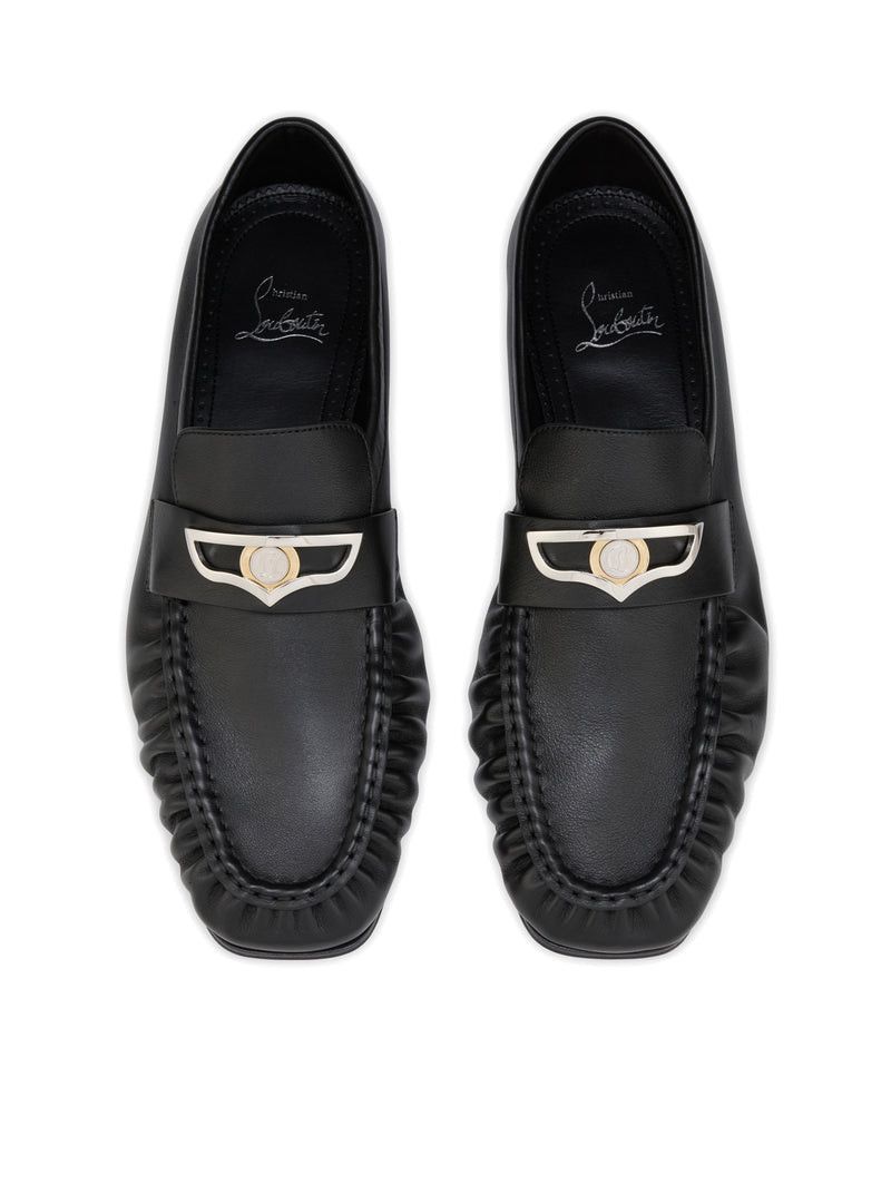 Christian Louboutin LAMBSKIN NAPPA LEATHER MOCALLISTA LOAFERS Size US 9.5 / EU 42-43 - 4 Thumbnail