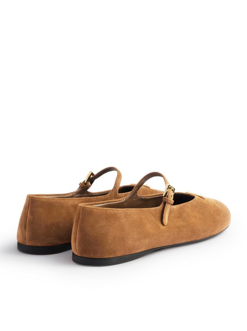 Prada SUEDE BALLERINAS Size US 7 / IT 37 - 3 Thumbnail