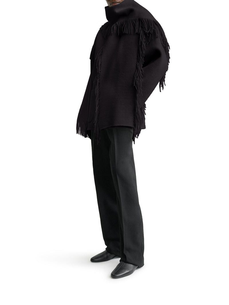 Toteme JACKET WITH FRINGED SCARF Size M / US 6-8 / IT 42-44 - 4 Thumbnail