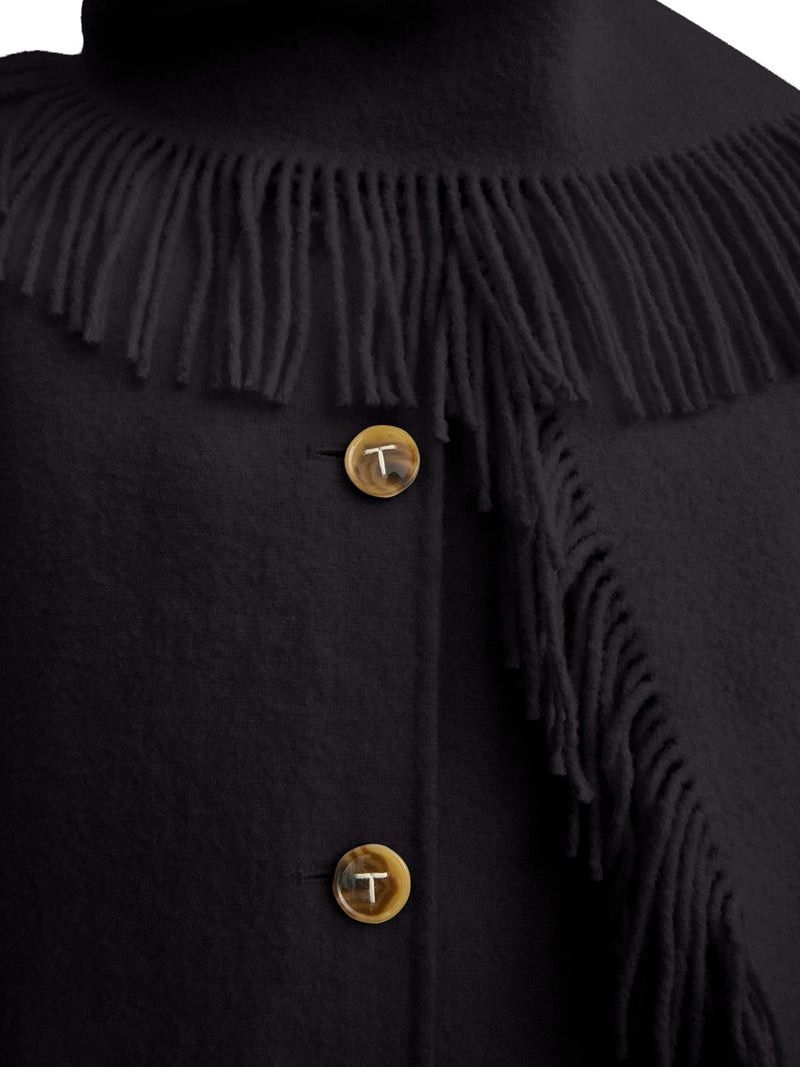 Toteme JACKET WITH FRINGED SCARF Size M / US 6-8 / IT 42-44 - 5 Thumbnail