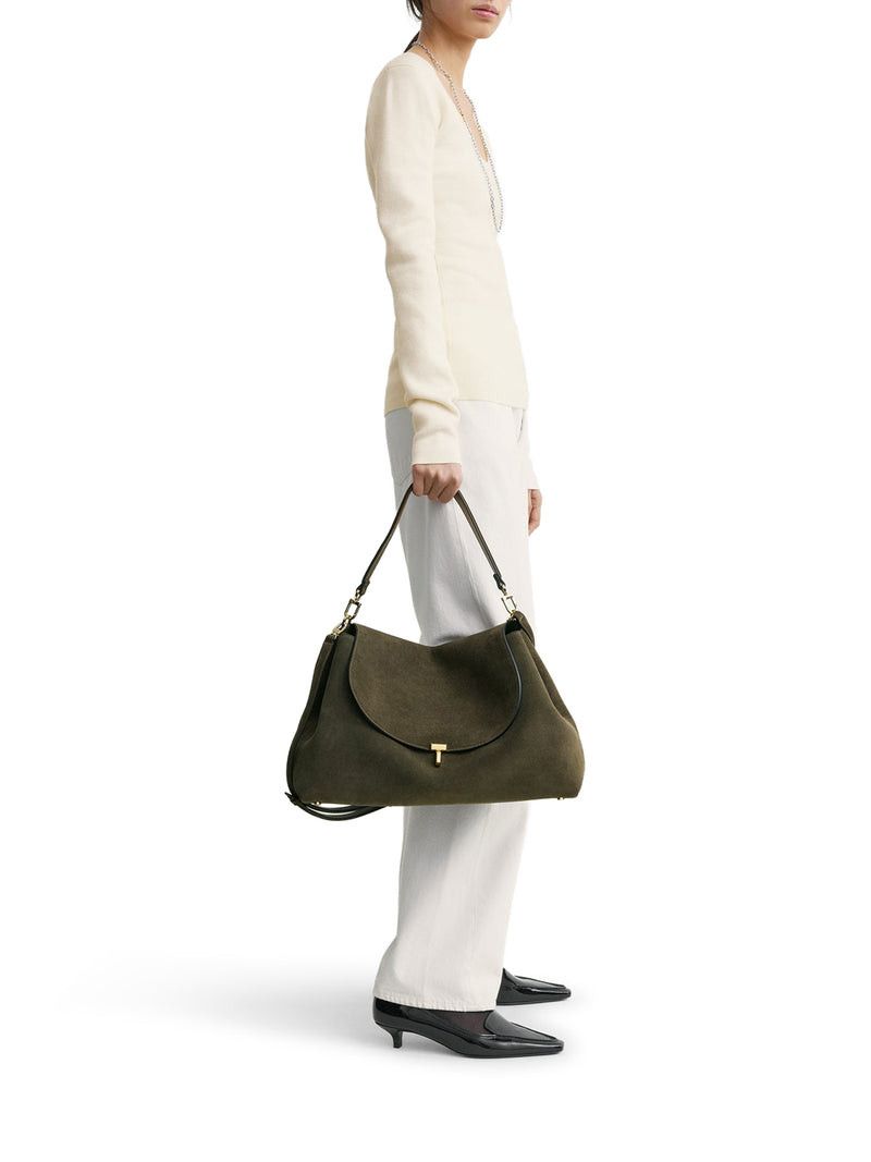 Toteme T-LOCK SUEDE BAG Size ONE SIZE - 2 Thumbnail