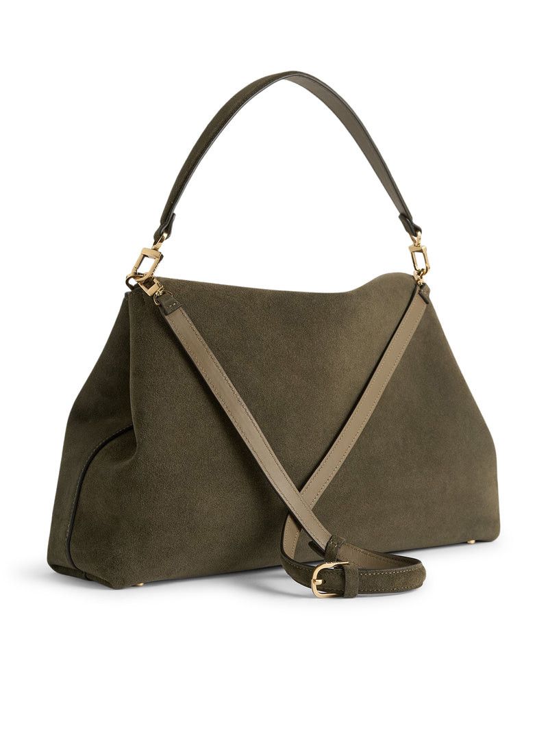 Toteme T-LOCK SUEDE BAG Size ONE SIZE - 4 Thumbnail
