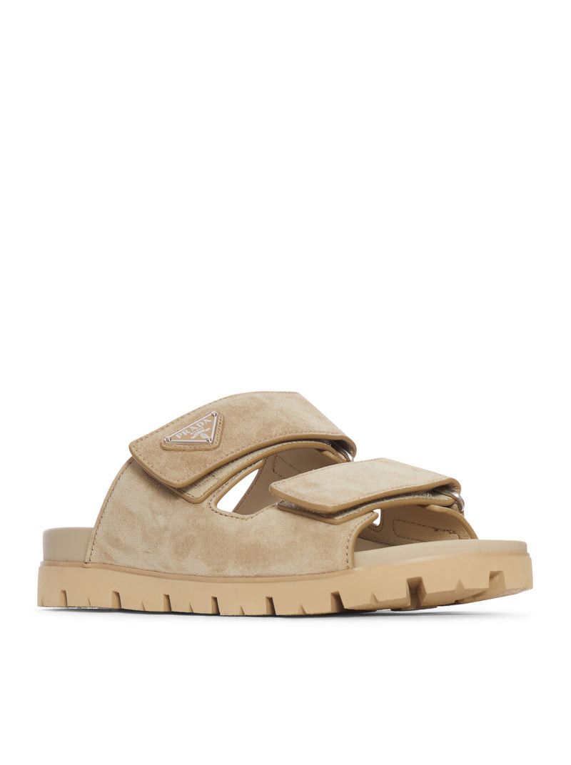Prada SUEDE STRAPS SANDALS Size US 7 / EU 40 - 2 Thumbnail