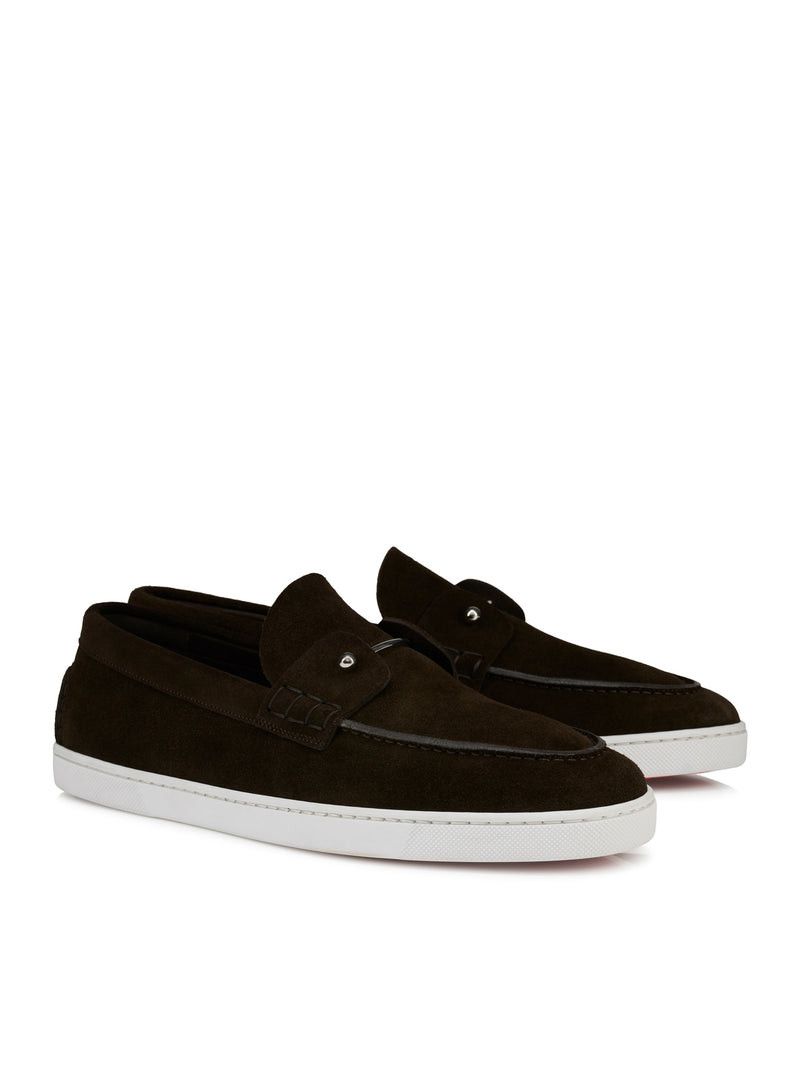 Christian Louboutin CHAMBELIBOAT LEATHER LOAFERS Size US 10 / EU 43 - 2 Thumbnail