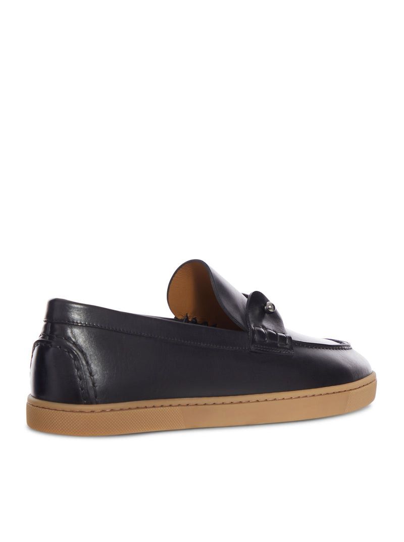 Christian Louboutin CHAMBELIBOAT LOAFERS IN PATINATED CALFSKIN Size US 10 / EU 43 - 3 Thumbnail