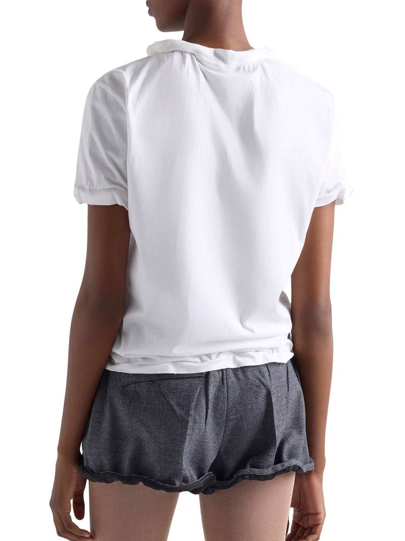 Prada COTTON JERSEY T-SHIRT Size M / US 6-8 / IT 42-44 - 3 Thumbnail