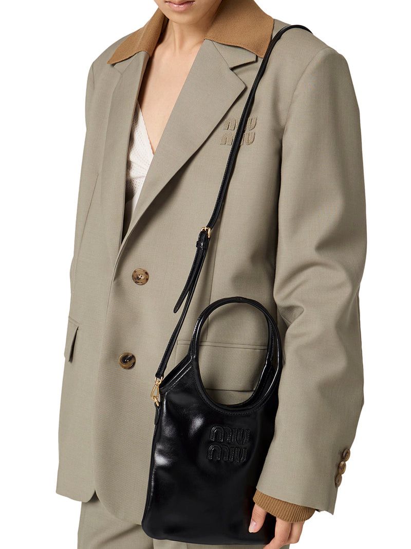 Miu Miu IVY LEATHER HANDBAG Size ONE SIZE - 3 Thumbnail