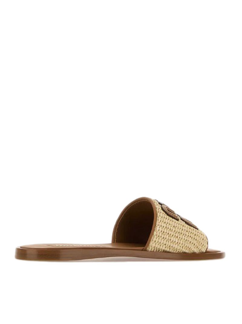 Miu Miu RAFFIA AND LEATHER SLIPPERS Size US 6 / IT 36 - 3 Thumbnail