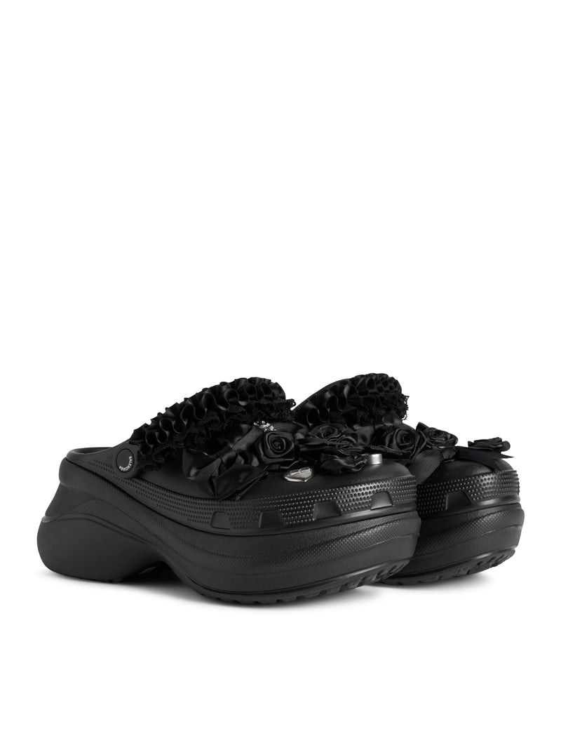 Balenciaga CROCS™ JIBBITZ™ SABOT IN BLACK Size US 7 / IT 37 - 4 Thumbnail