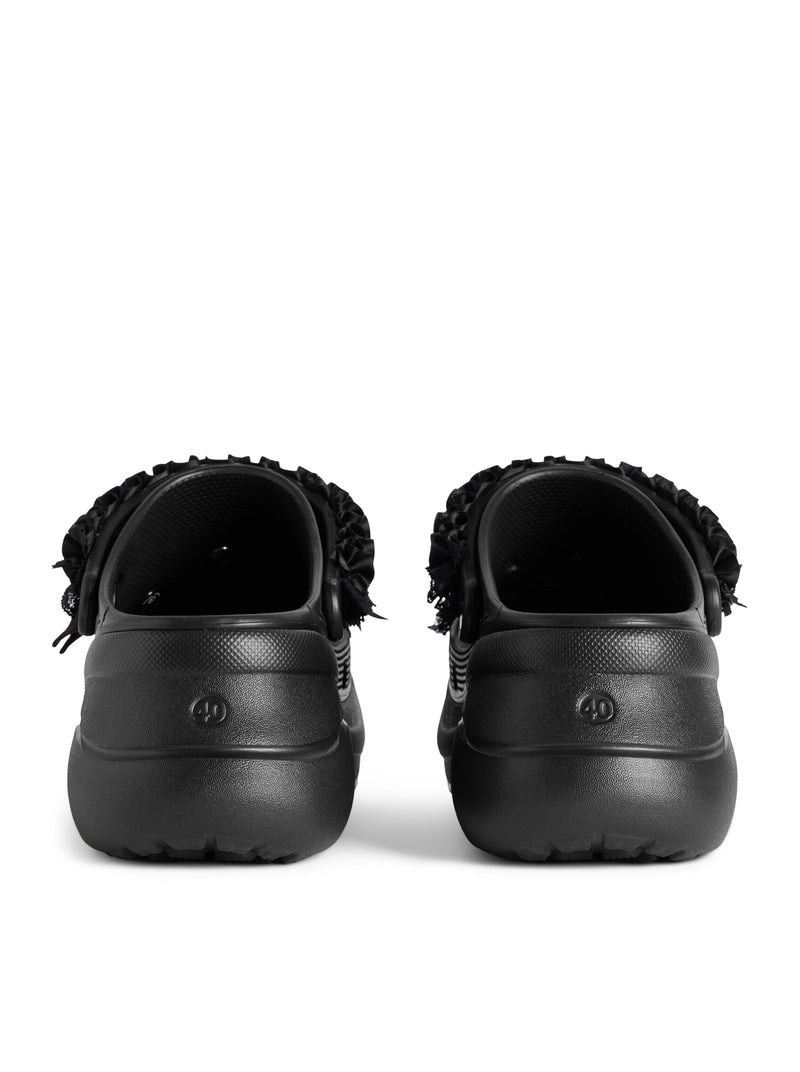 Balenciaga CROCS™ JIBBITZ™ SABOT IN BLACK Size US 9 / IT 39 - 5 Thumbnail