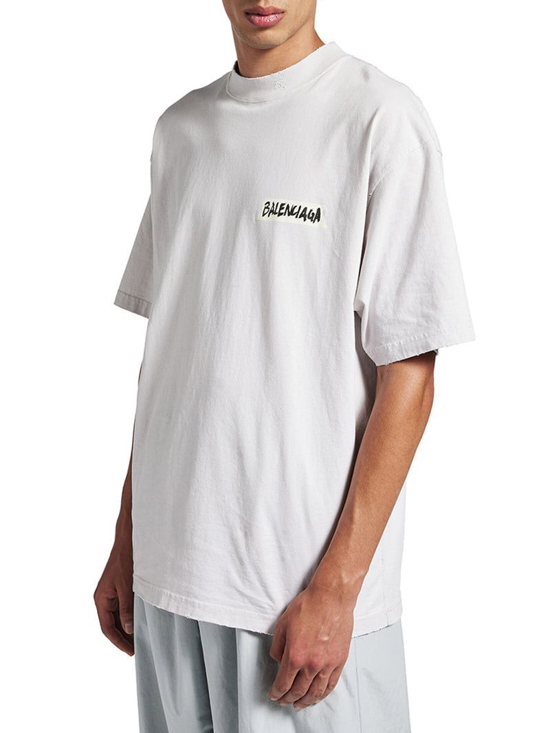 Balenciaga MEN`S MEDIUM FIT MASKING TAPE T-SHIRT Size US S / EU 44-46 / 1 - 3 Thumbnail